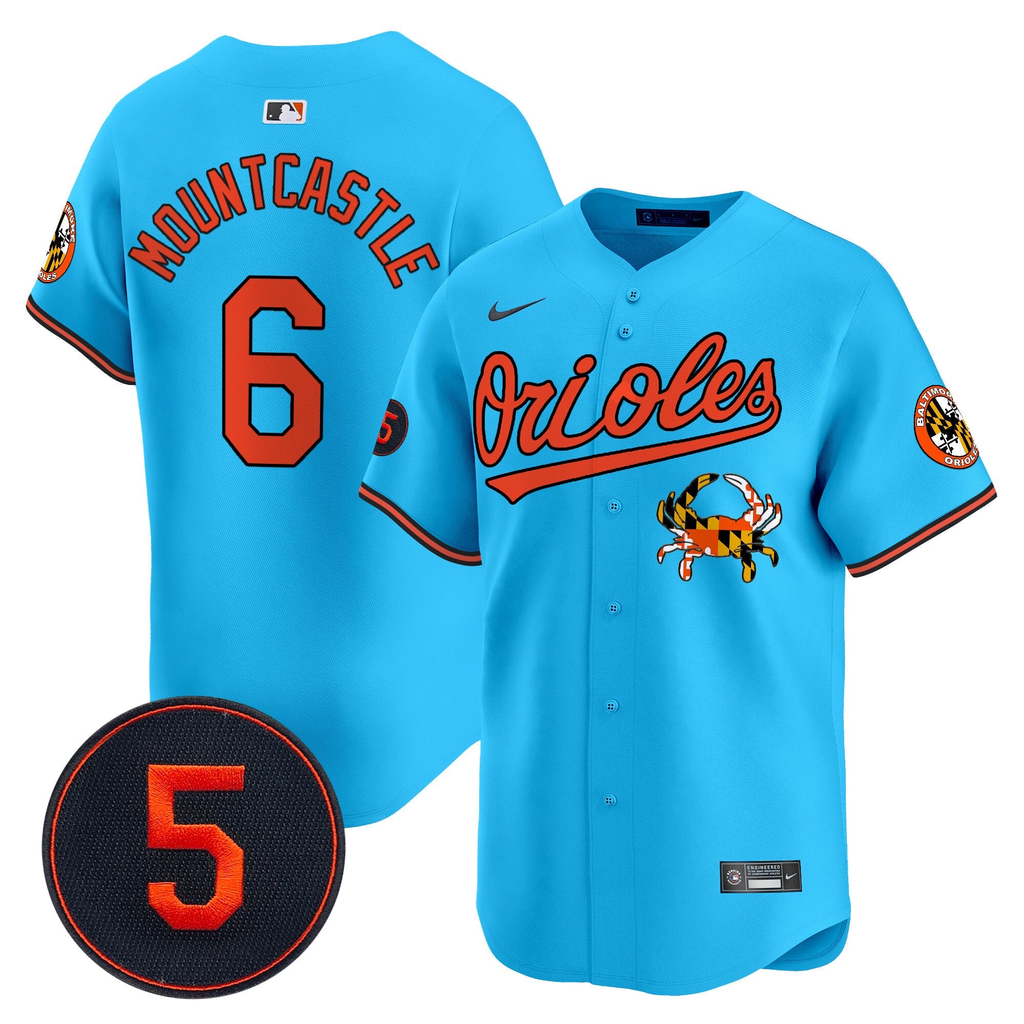 Men’s Baltimore Robinson Patch Vapor Premier Limited Jersey V9