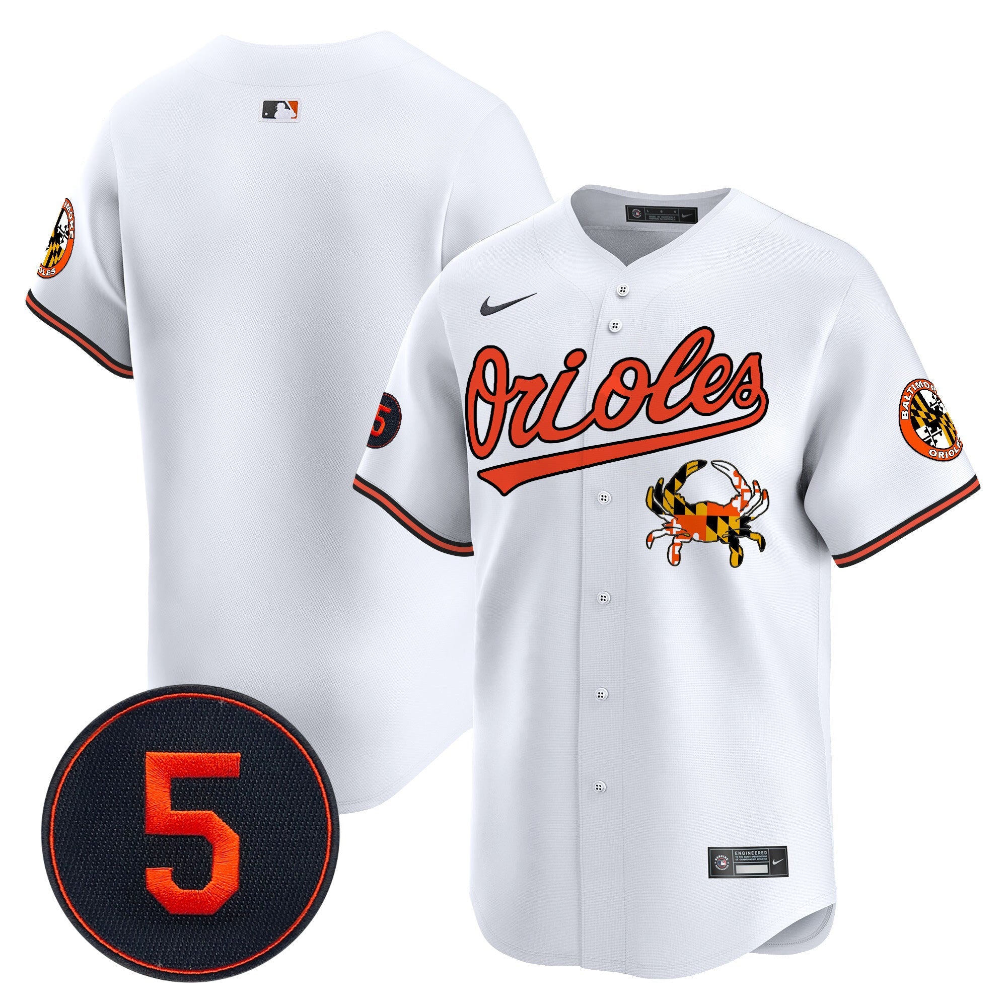 Men’s Baltimore Robinson Patch Vapor Premier Limited Jersey V9