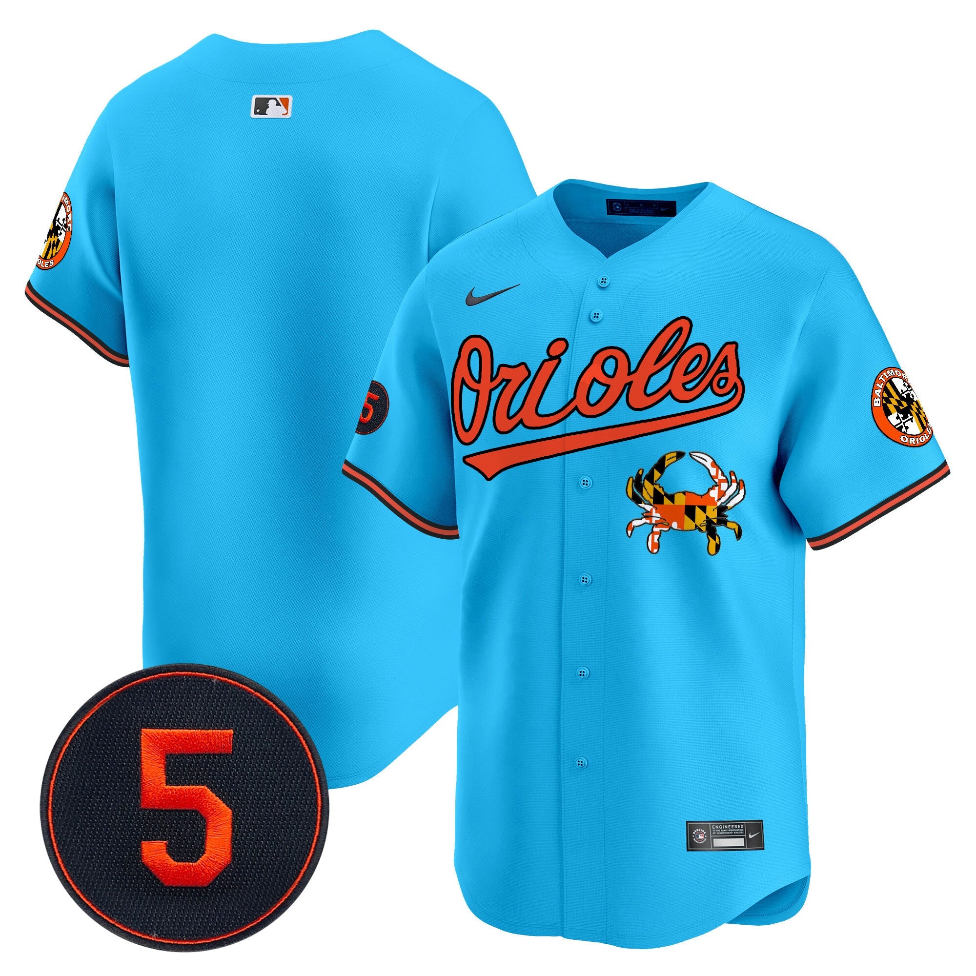 Men’s Baltimore Robinson Patch Vapor Premier Limited Jersey V9