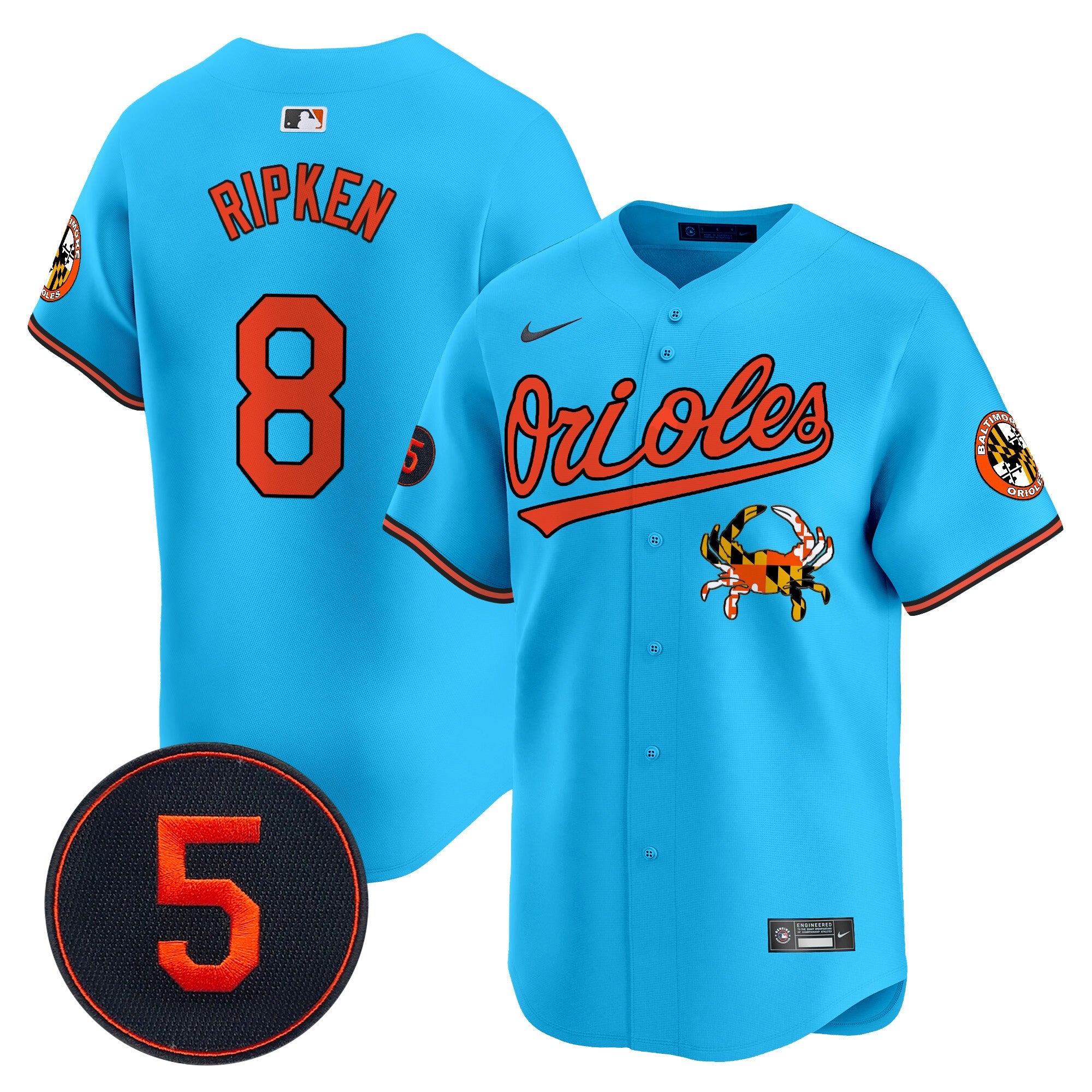 Men’s Baltimore Robinson Patch Vapor Premier Limited Jersey V9