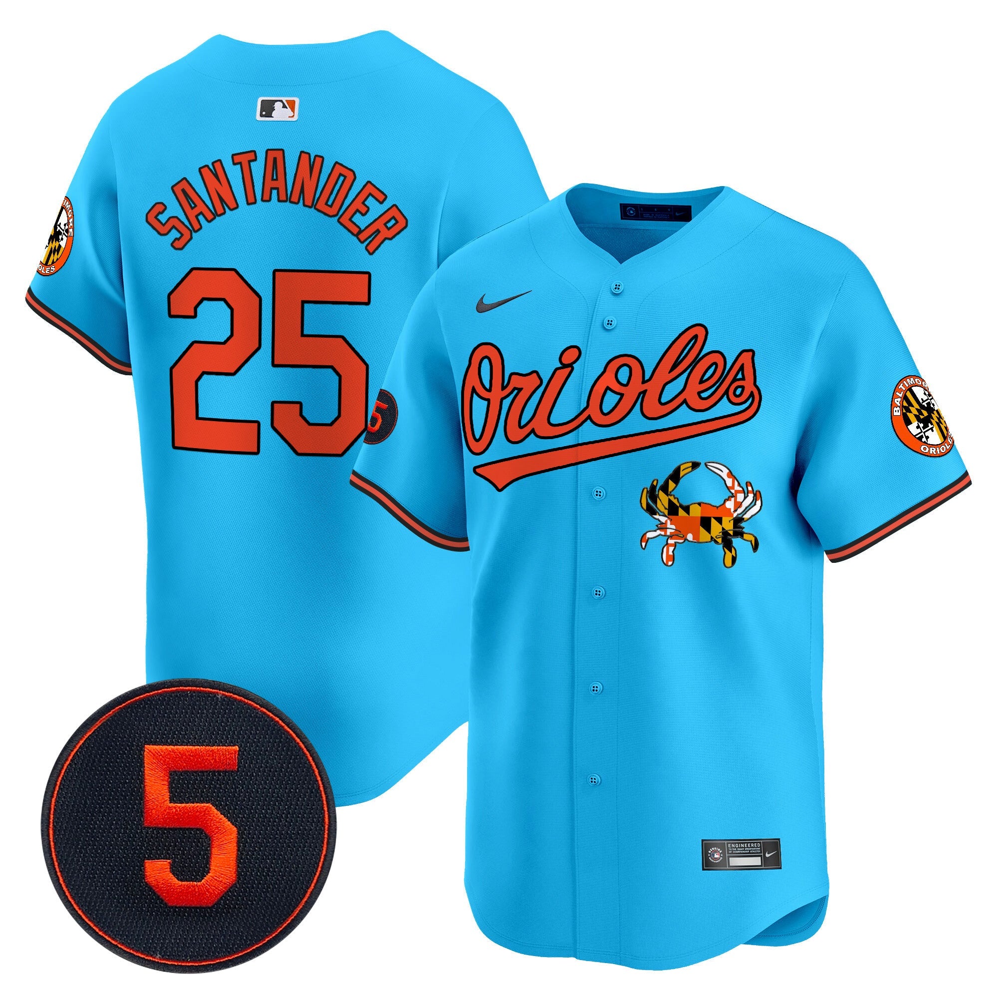 Men’s Baltimore Robinson Patch Vapor Premier Limited Jersey V9