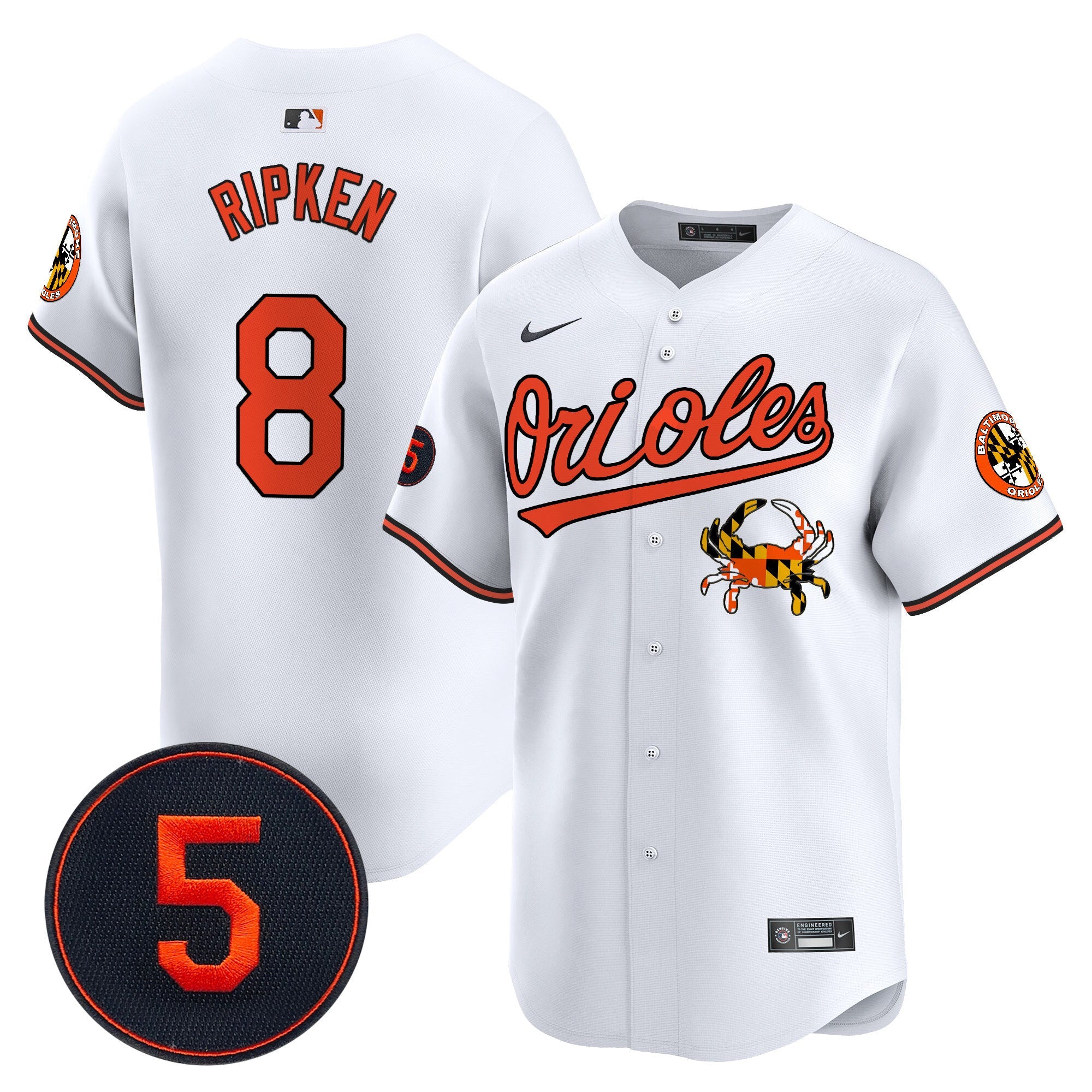 Men’s Baltimore Robinson Patch Vapor Premier Limited Jersey V9