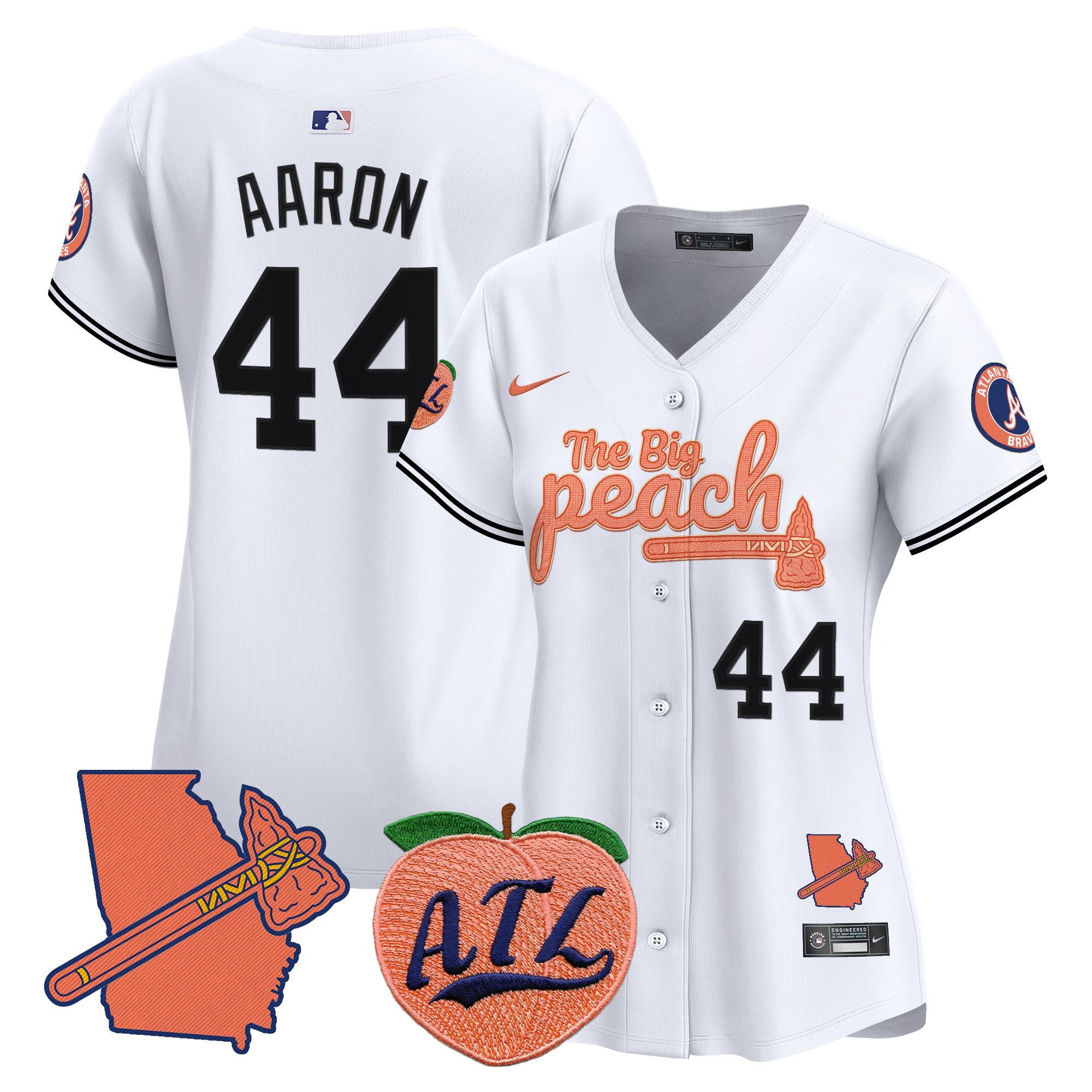 Women’s Atlanta The Big Peach Vapor Premier Limited Jersey V2