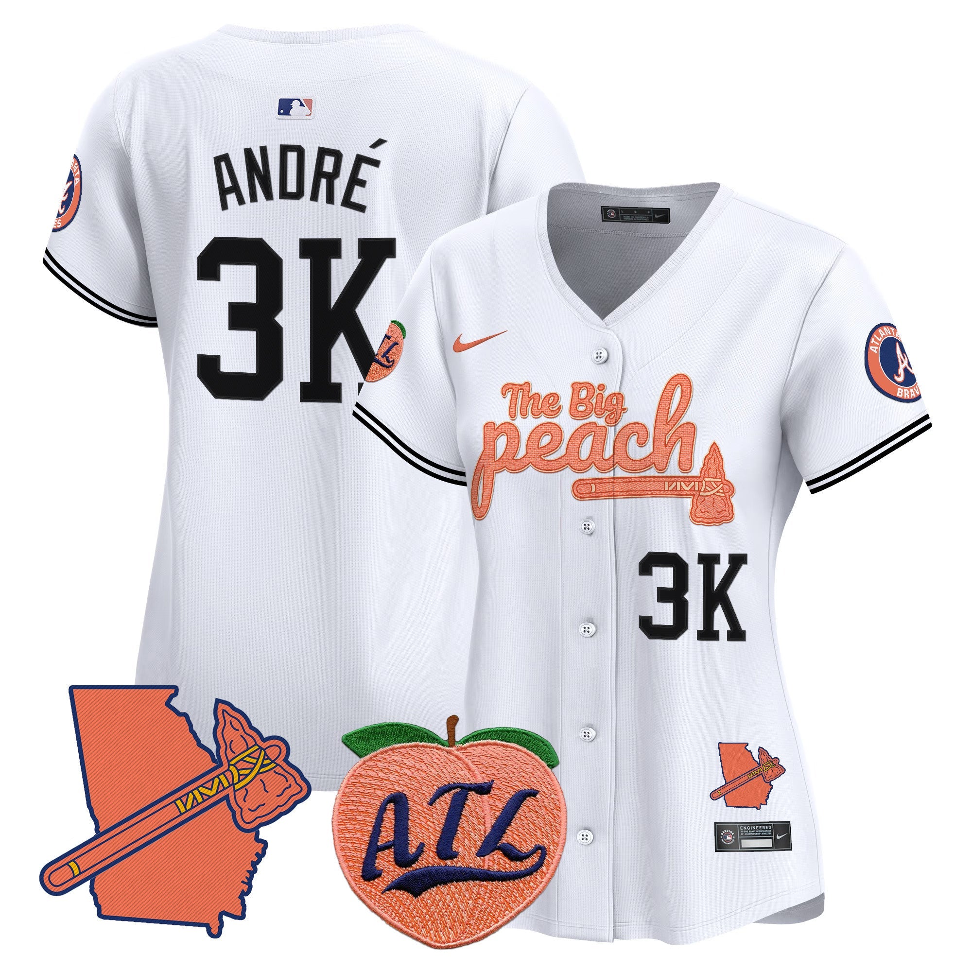 Women’s Atlanta The Big Peach Vapor Premier Limited Jersey V2