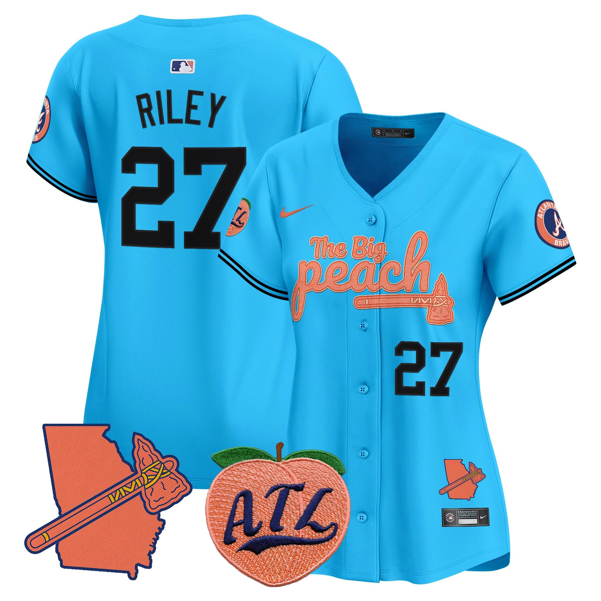 Women’s Atlanta The Big Peach Vapor Premier Limited Jersey V2