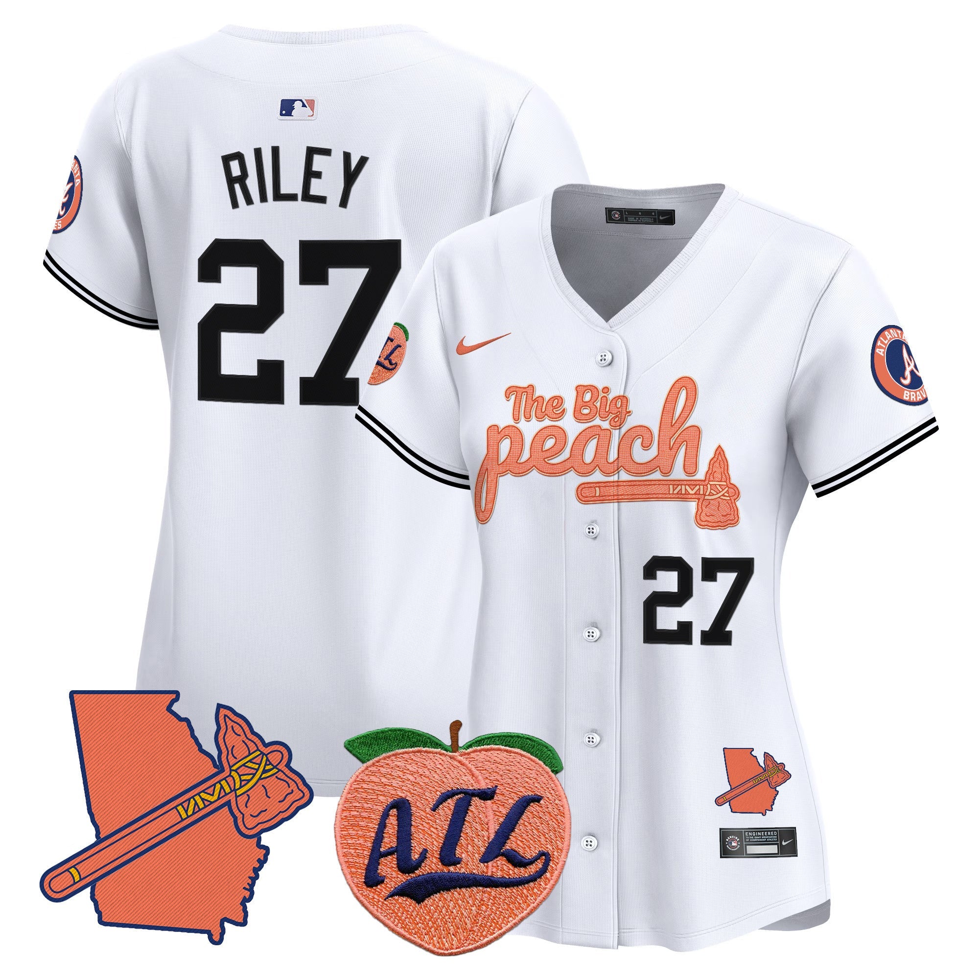 Women’s Atlanta The Big Peach Vapor Premier Limited Jersey V2
