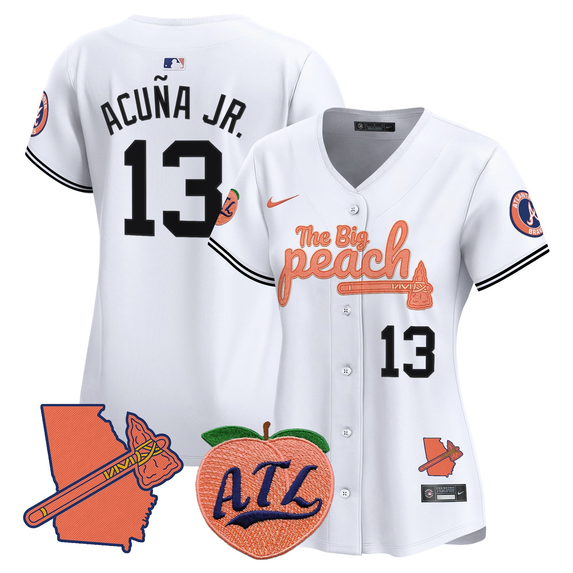 Women’s Atlanta The Big Peach Vapor Premier Limited Jersey V2