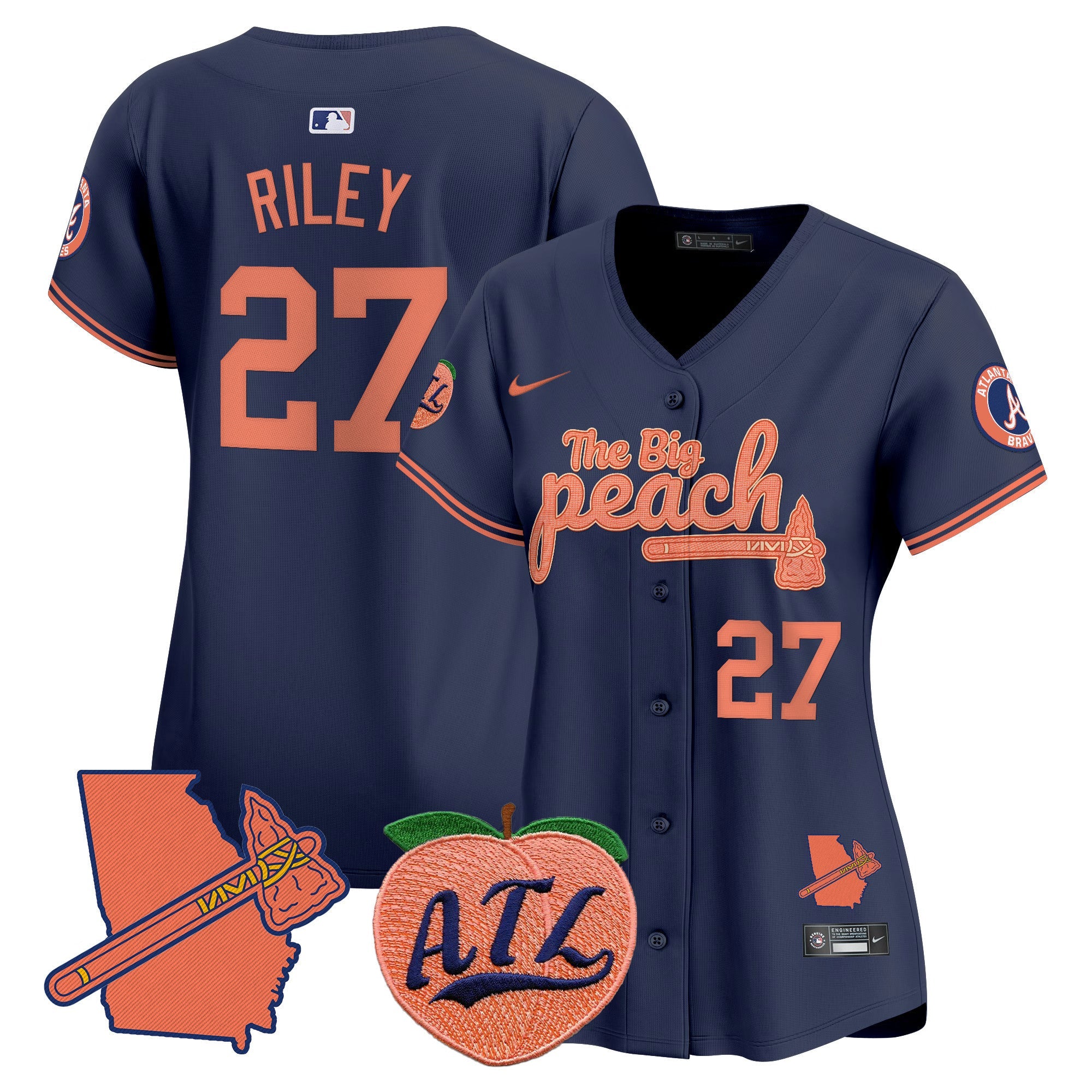 Women’s Atlanta The Big Peach Vapor Premier Limited Jersey V2