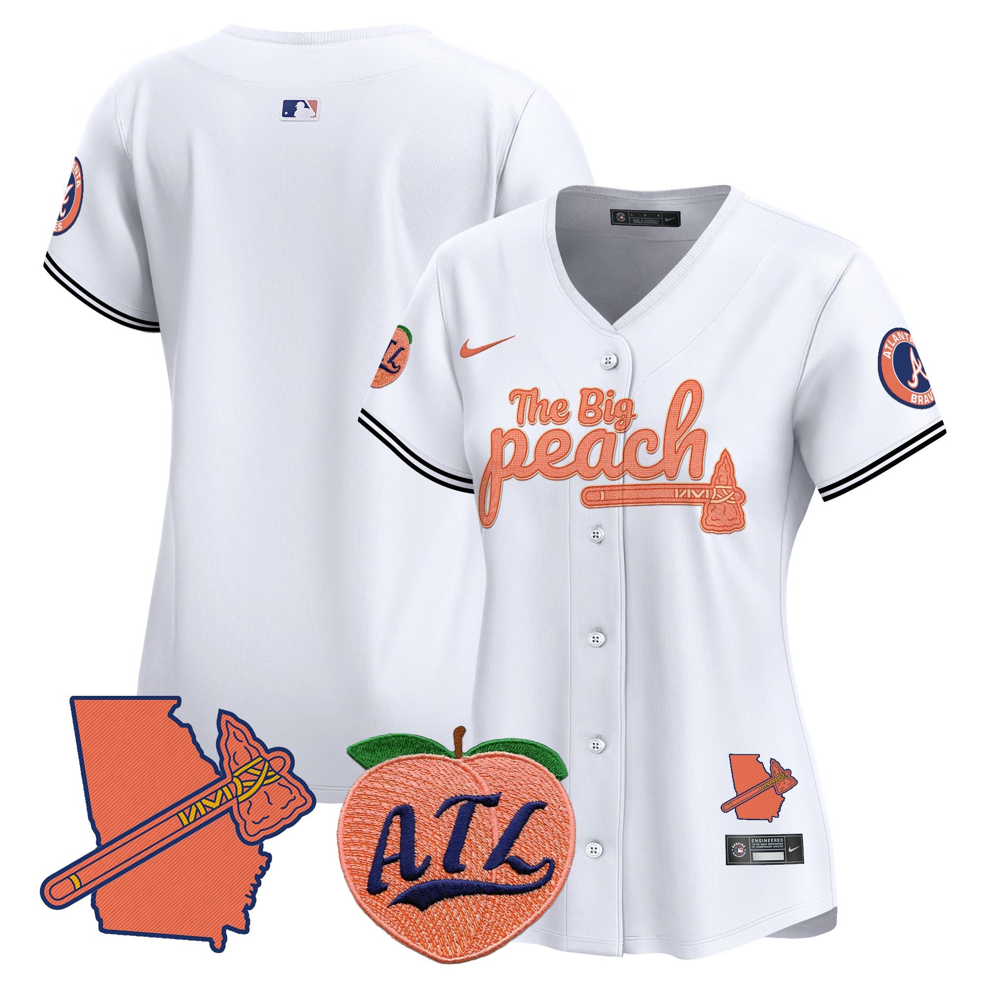 Women’s Atlanta The Big Peach Vapor Premier Limited Jersey V2