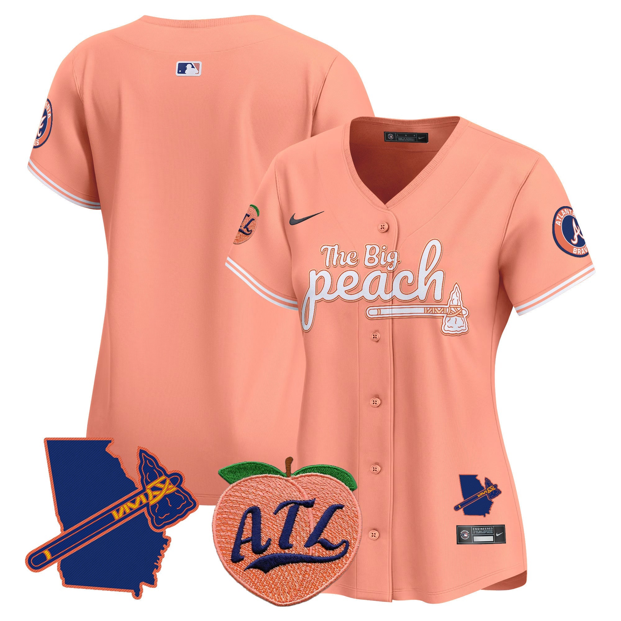 Women’s Atlanta The Big Peach Vapor Premier Limited Jersey V2