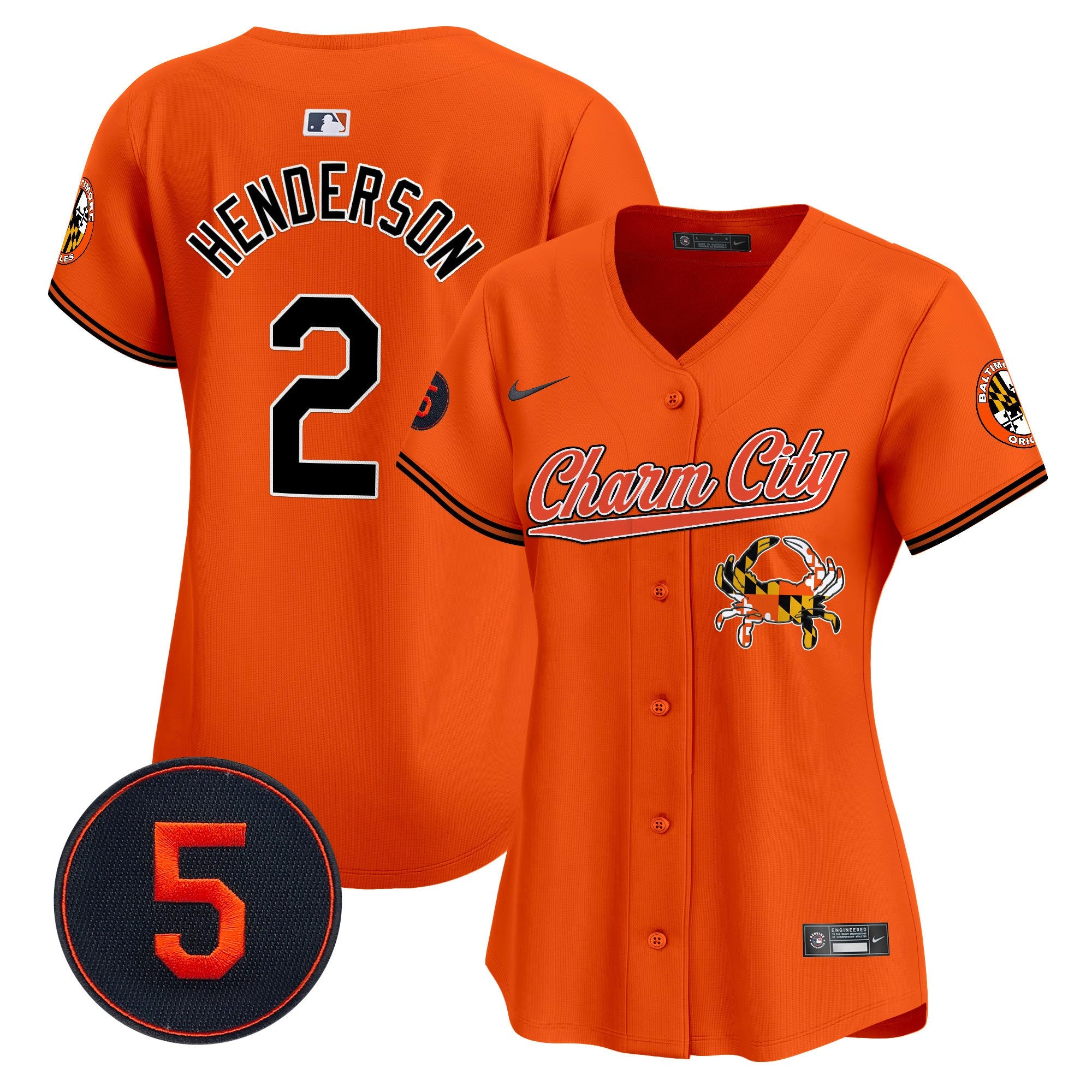 Women’s Baltimore Robinson Patch Vapor Premier Limited Jersey V8