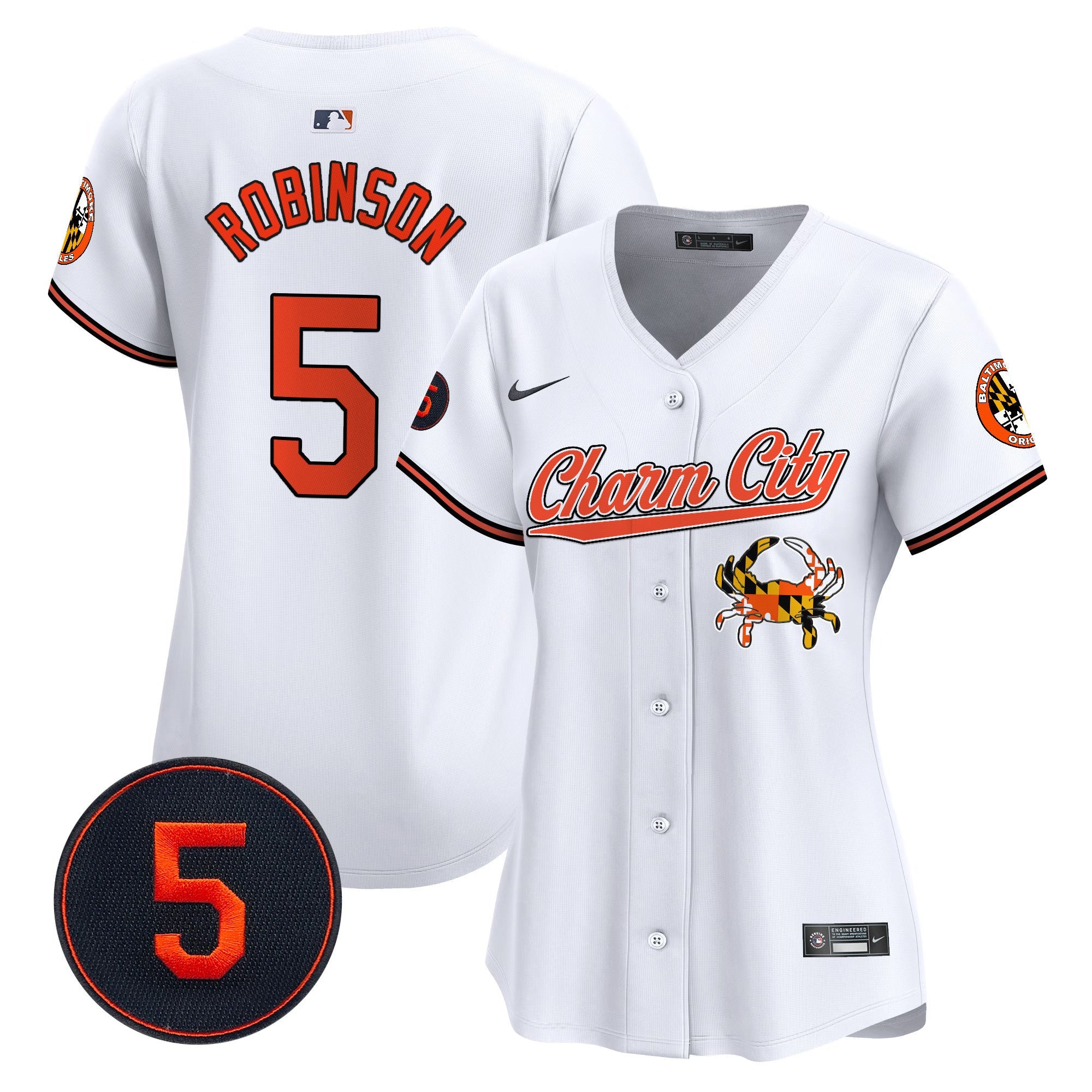 Women’s Baltimore Robinson Patch Vapor Premier Limited Jersey V8