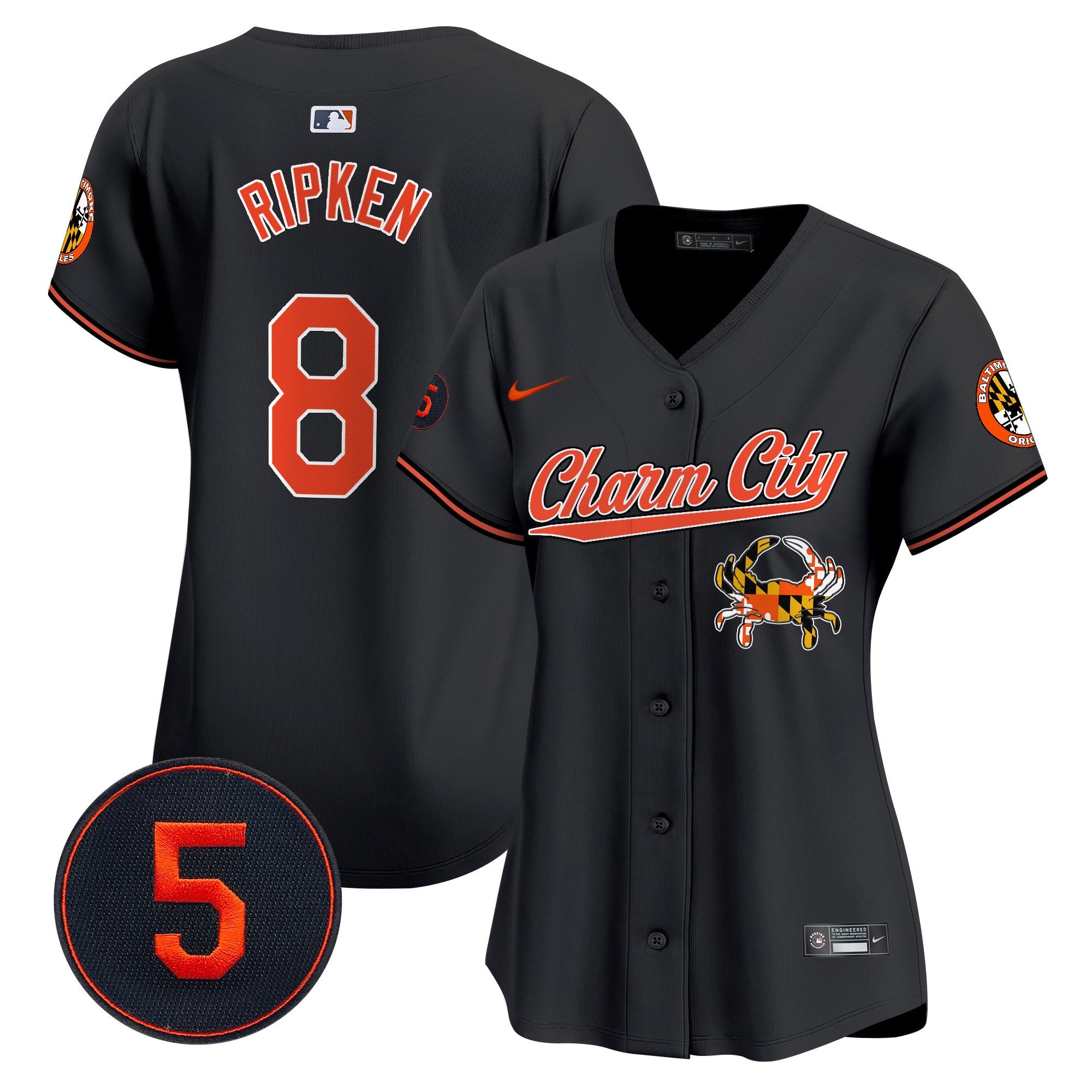 Women’s Baltimore Robinson Patch Vapor Premier Limited Jersey V8