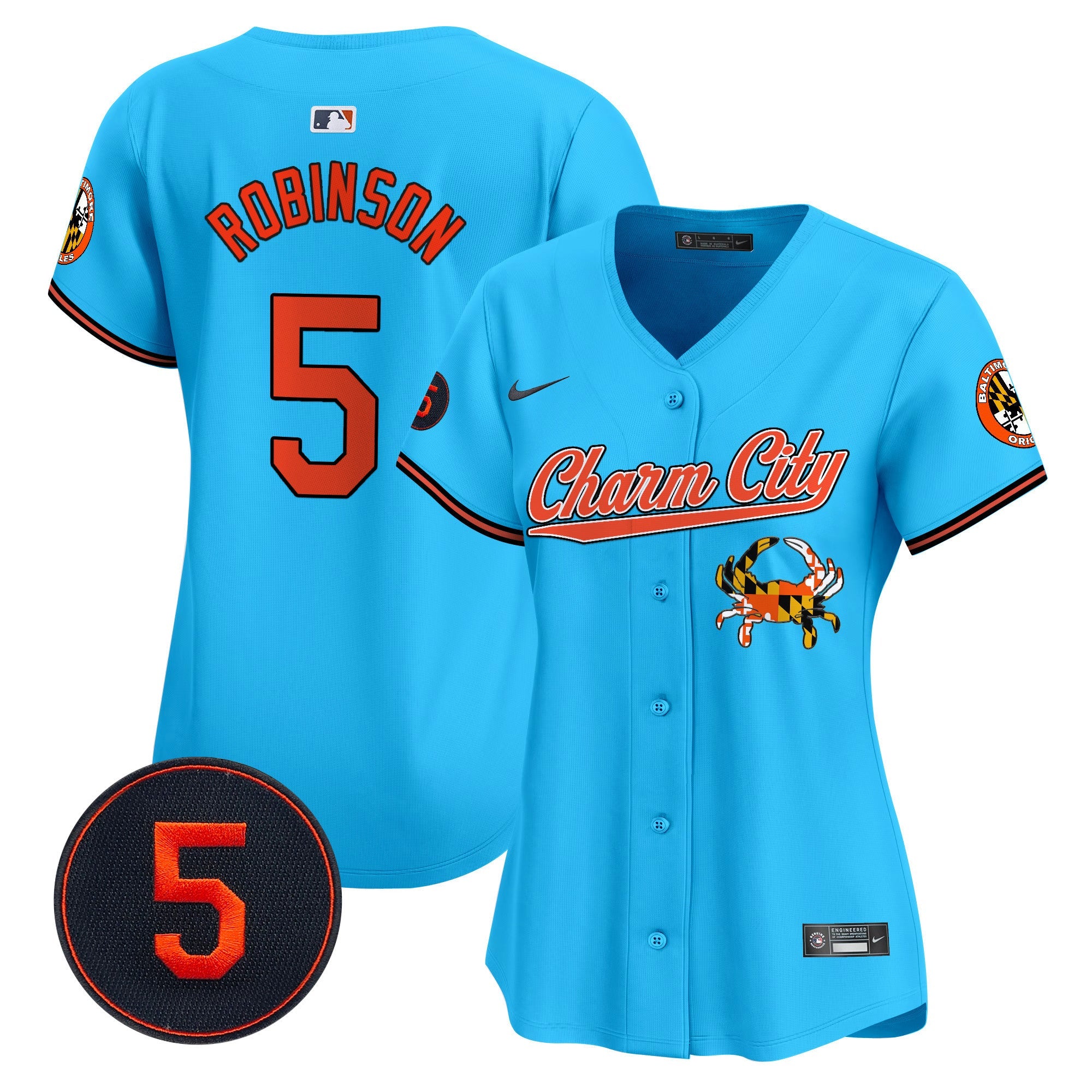 Women’s Baltimore Robinson Patch Vapor Premier Limited Jersey V8