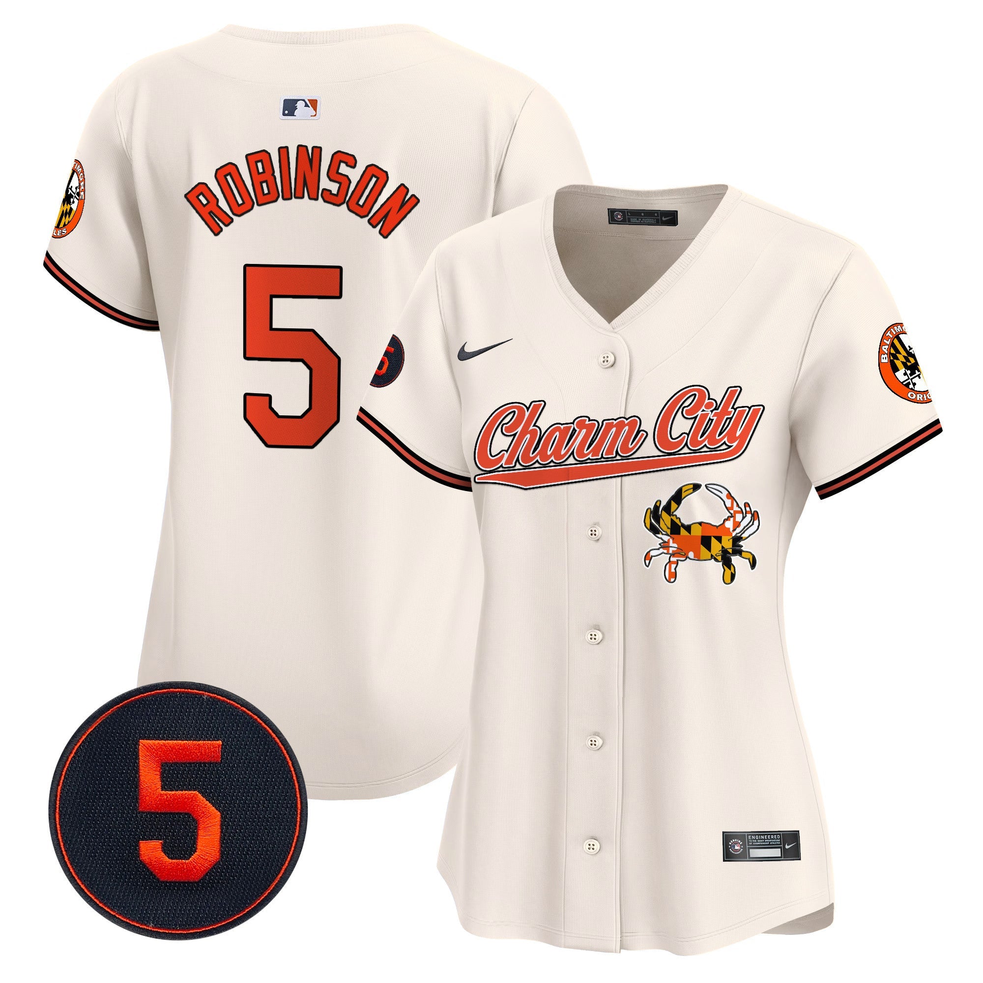 Women’s Baltimore Robinson Patch Vapor Premier Limited Jersey V8