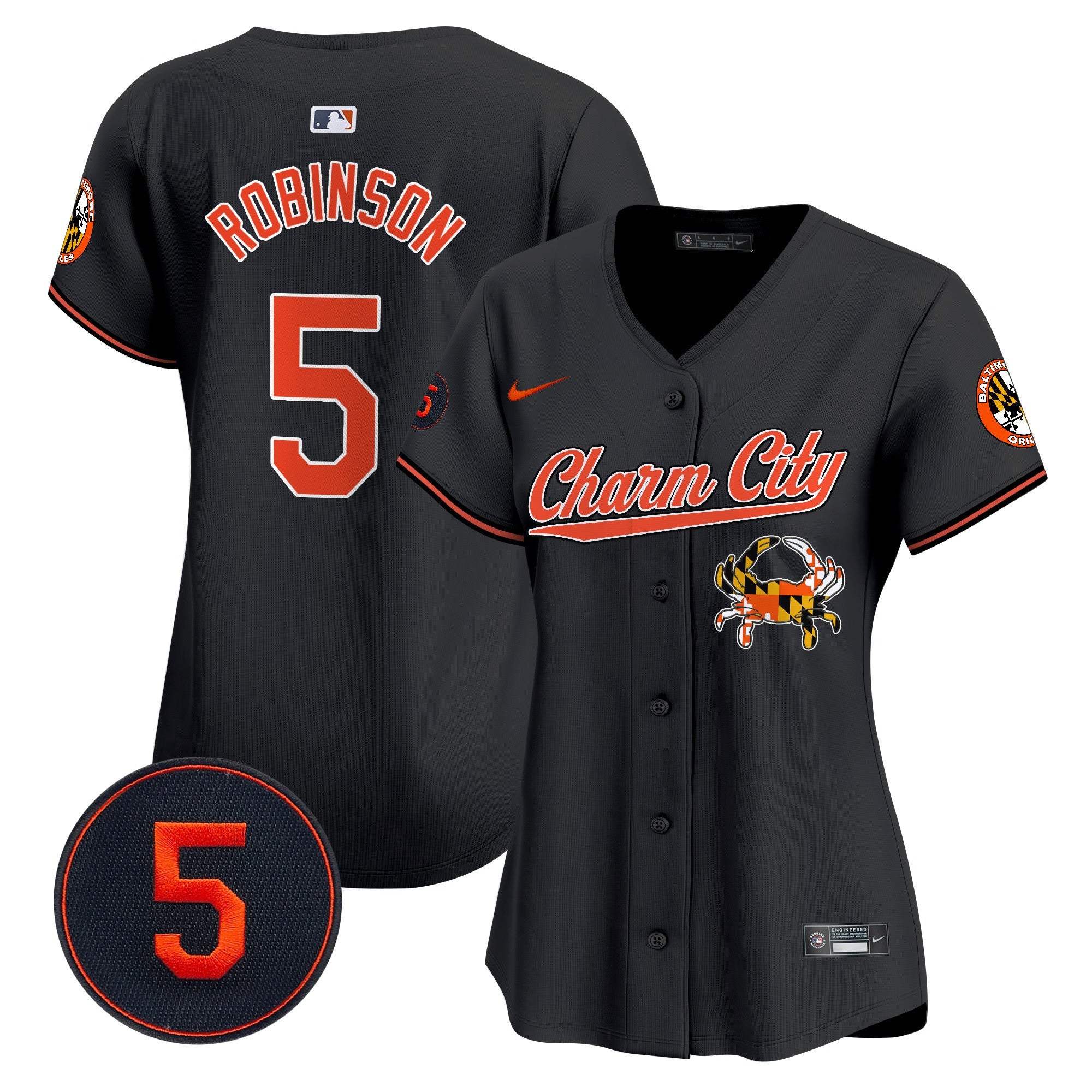Women’s Baltimore Robinson Patch Vapor Premier Limited Jersey V8