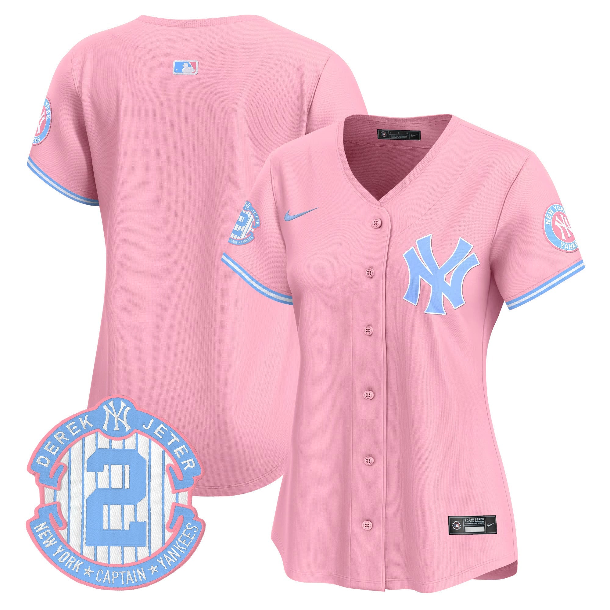 Women’s New York Bubblegum Pink Vapor Premier Limited Jersey