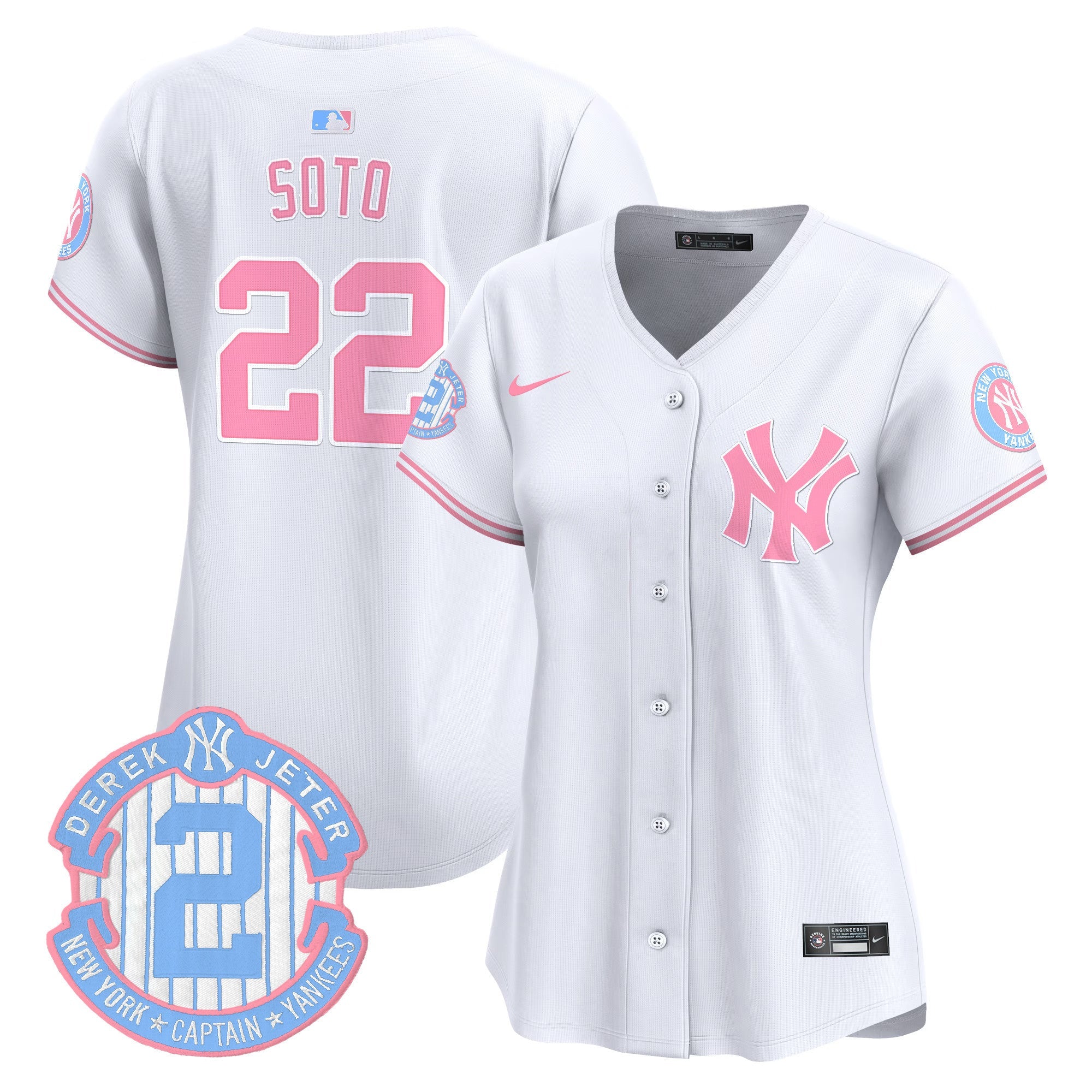 Women’s New York Bubblegum Pink Vapor Premier Limited Jersey