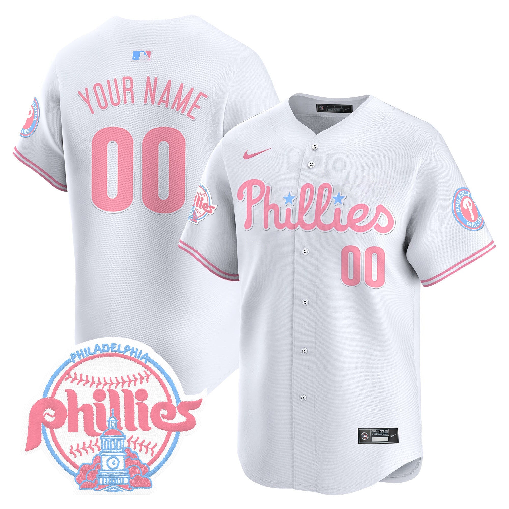 Bubblegum Pink Vapor Premier Limited Custom Jersey V2