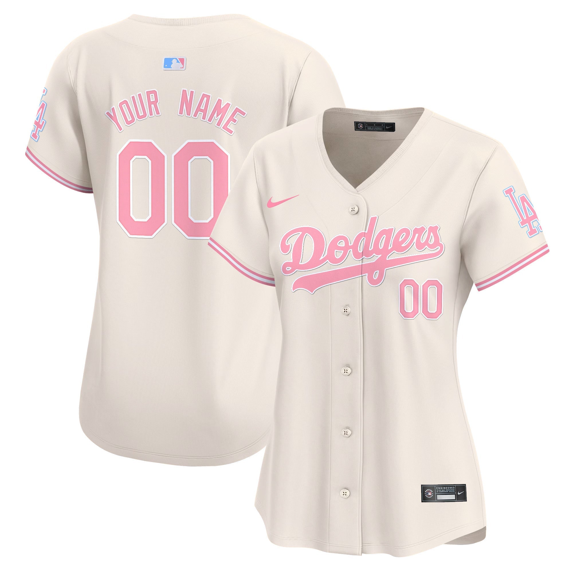 Bubblegum Pink Vapor Premier Limited Custom Jersey