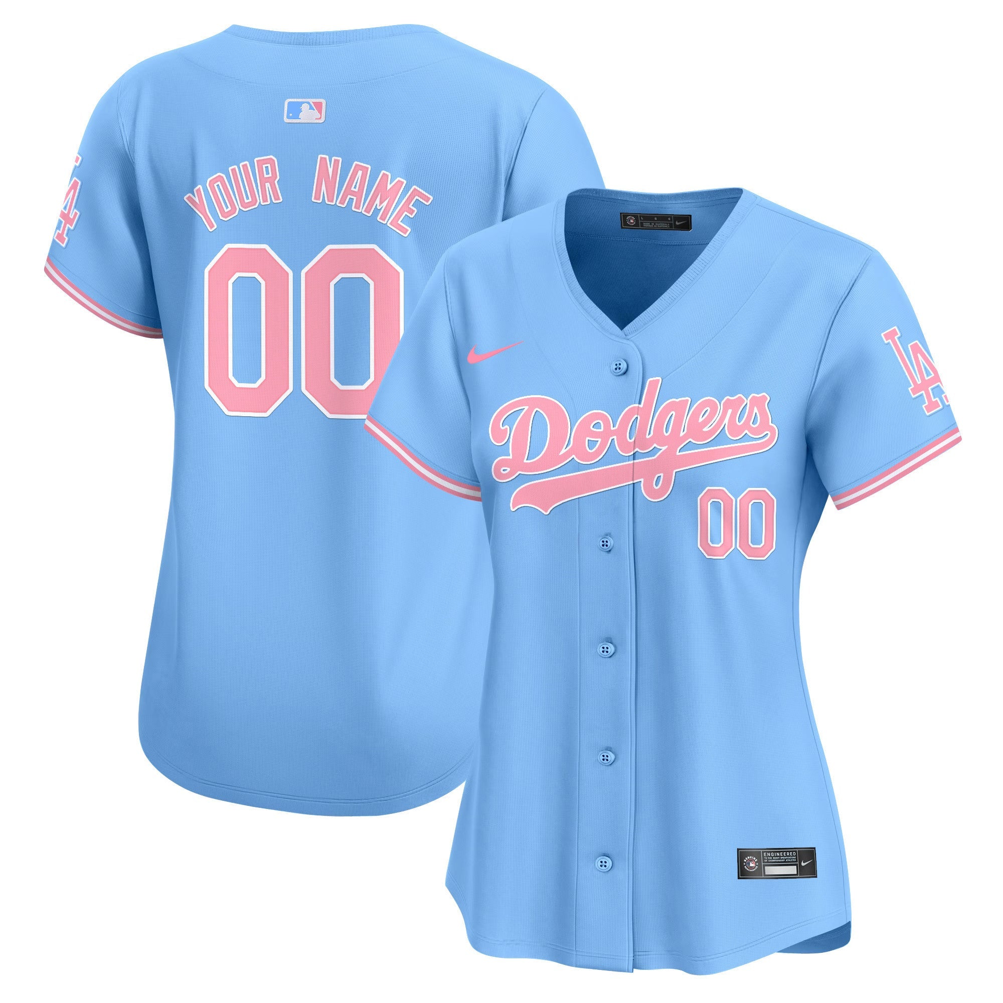 Bubblegum Pink Vapor Premier Limited Custom Jersey