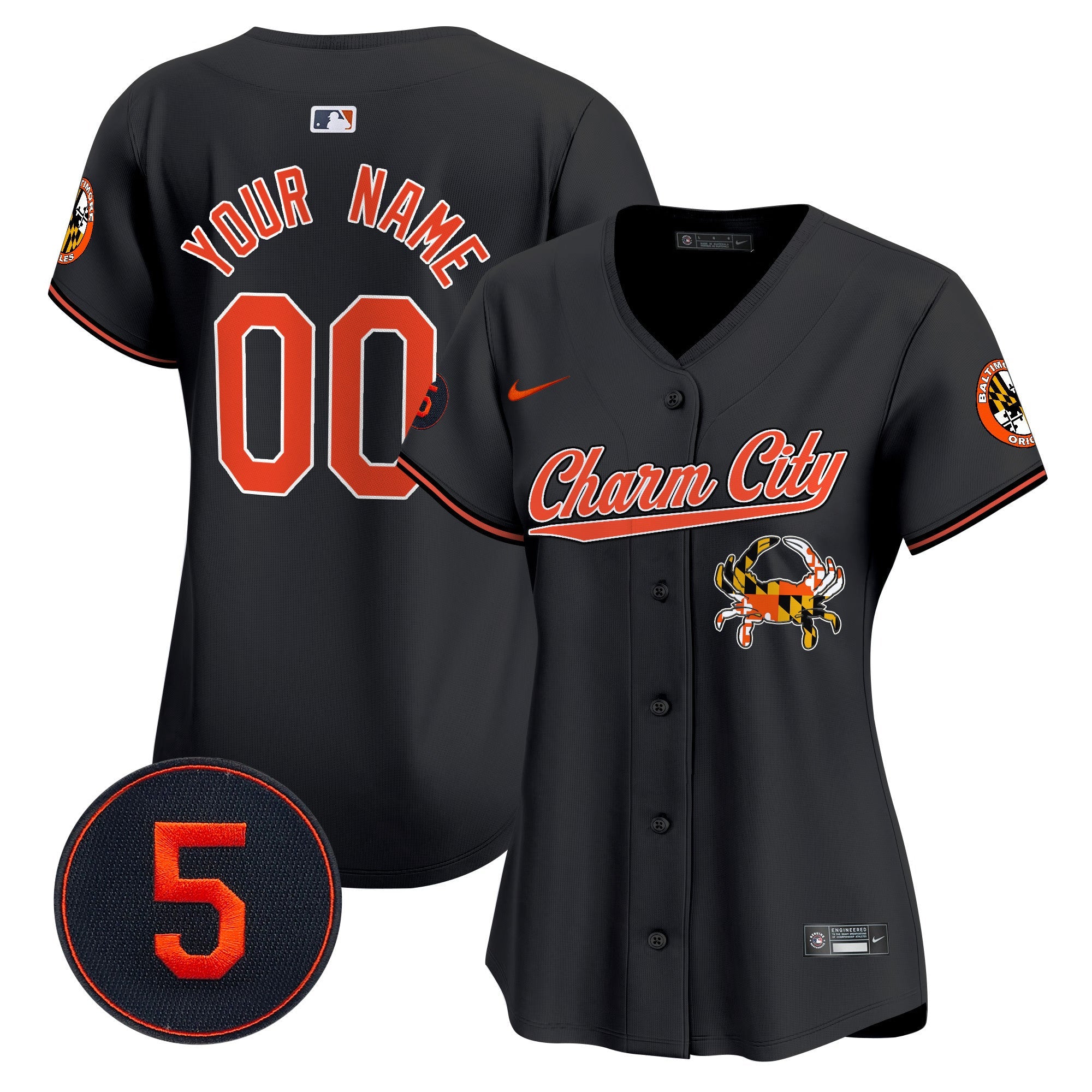 Baltimore Robinson Patch Vapor Premier Limited Custom Jersey V8 – Stitched