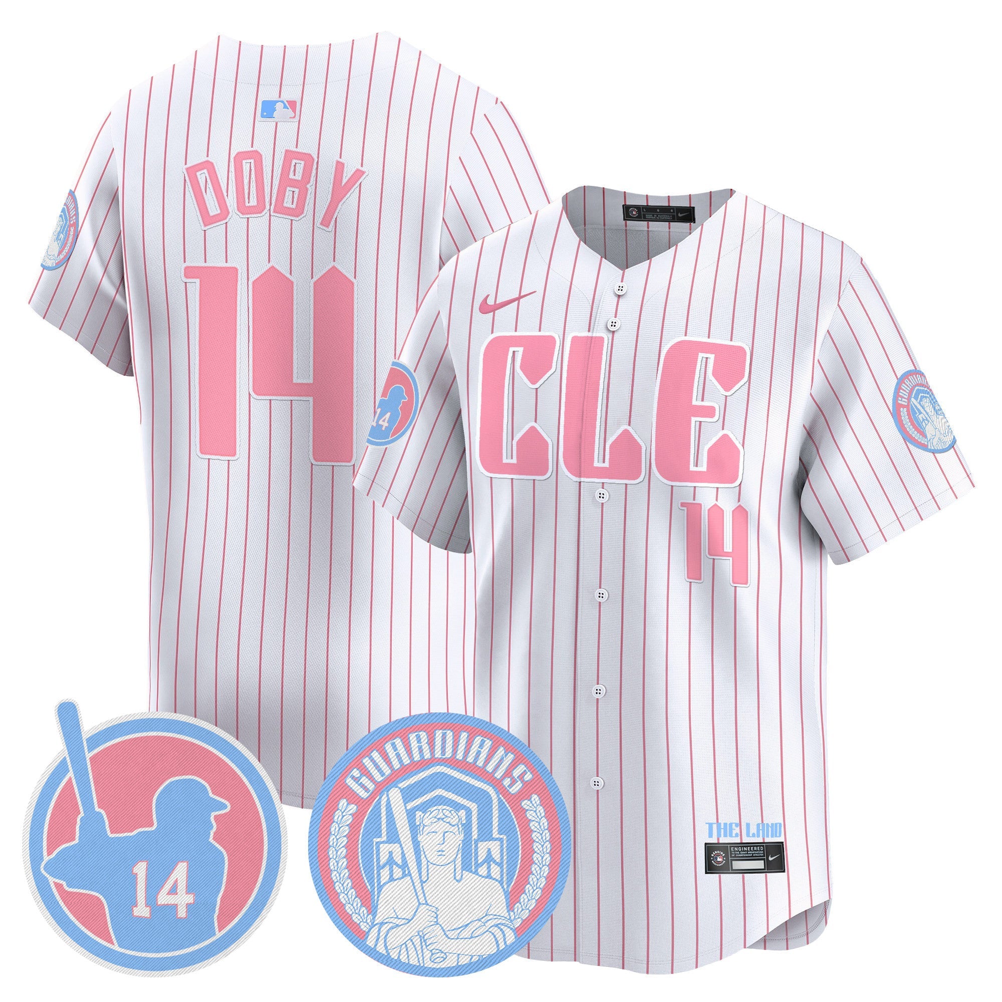 Unisex Cleveland Bubblegum Pink Vapor Premier Limited Jersey