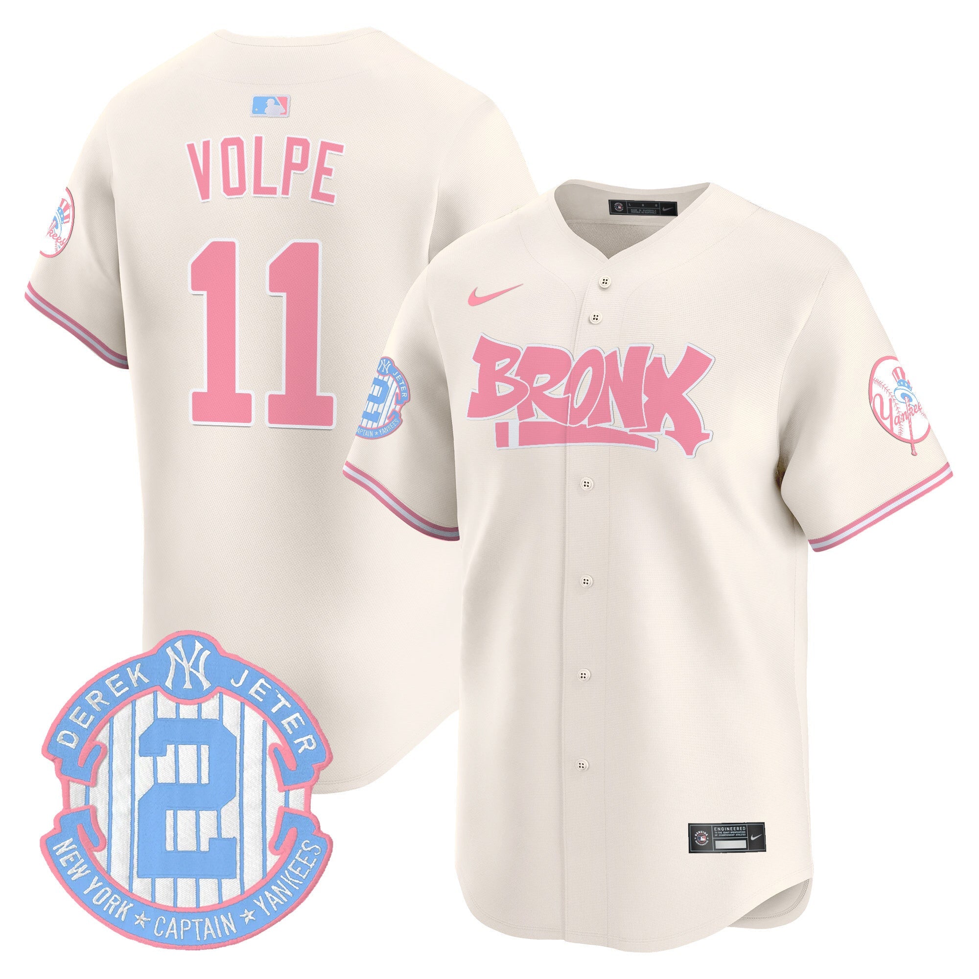 Unisex The Bronx Graffiti Bubblegum Pink Vapor Premier Limited Jersey