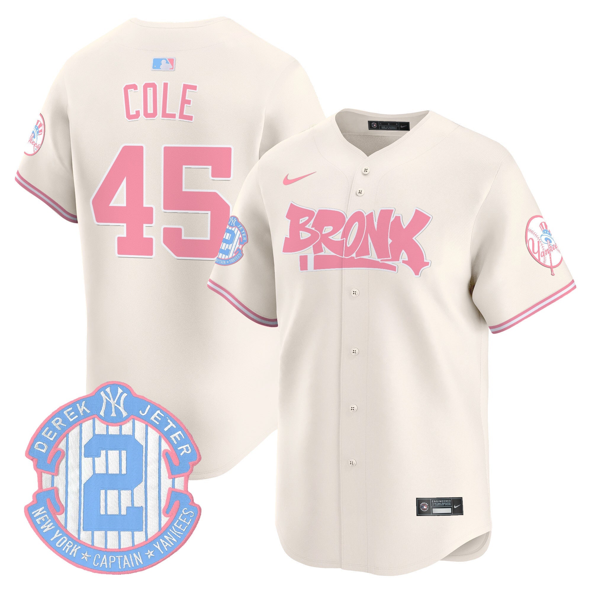 Unisex The Bronx Graffiti Bubblegum Pink Vapor Premier Limited Jersey