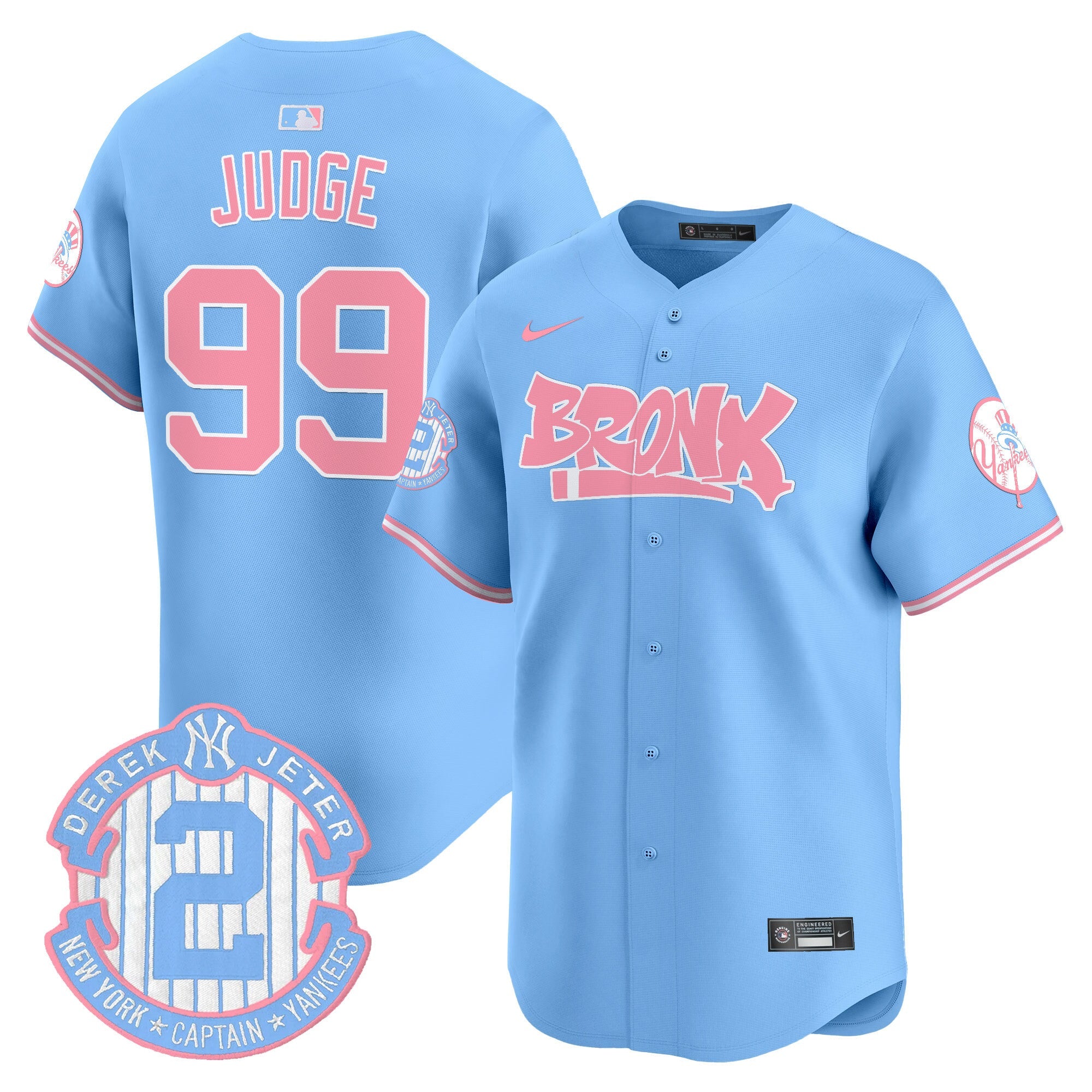 Unisex The Bronx Graffiti Bubblegum Pink Vapor Premier Limited Jersey