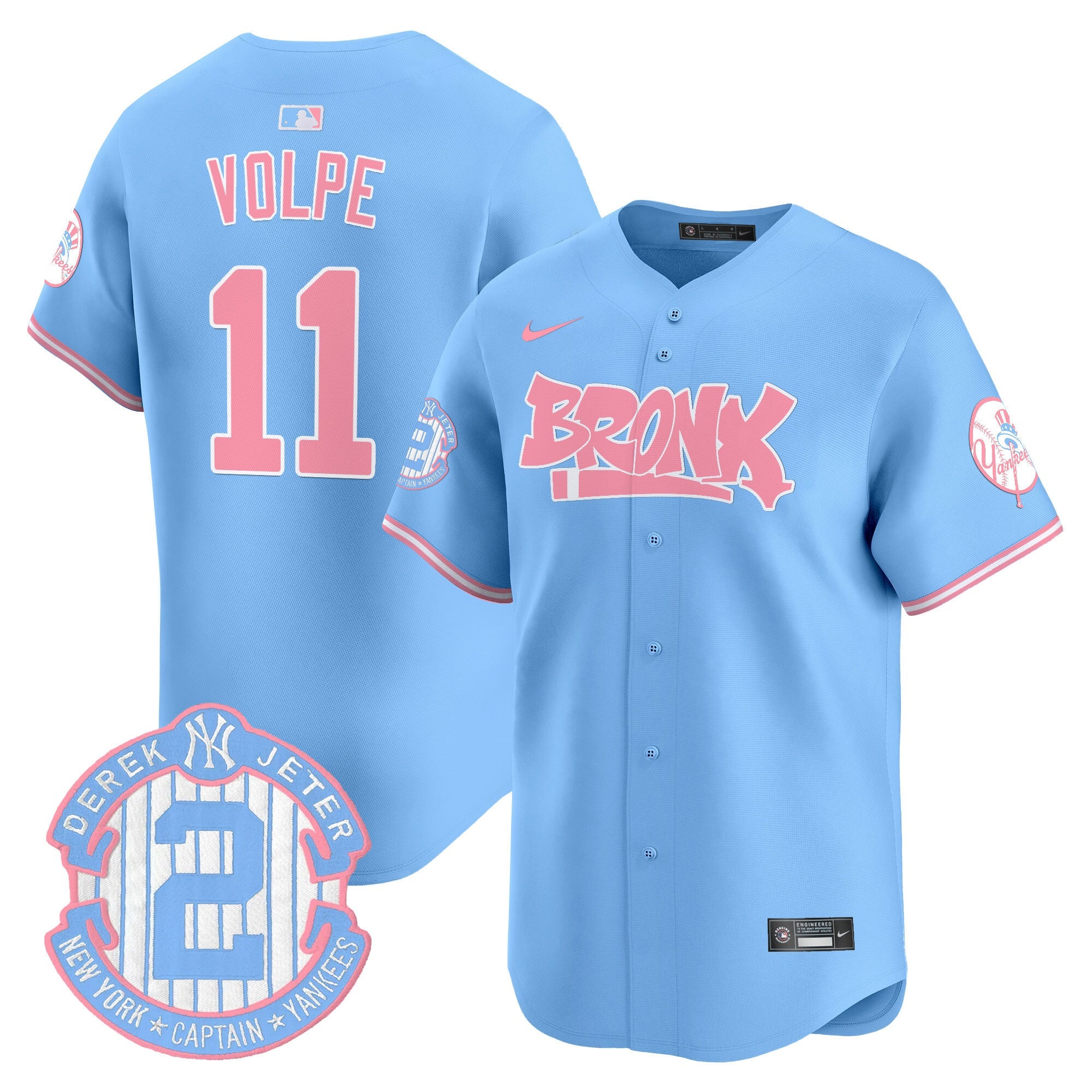 Unisex The Bronx Graffiti Bubblegum Pink Vapor Premier Limited Jersey