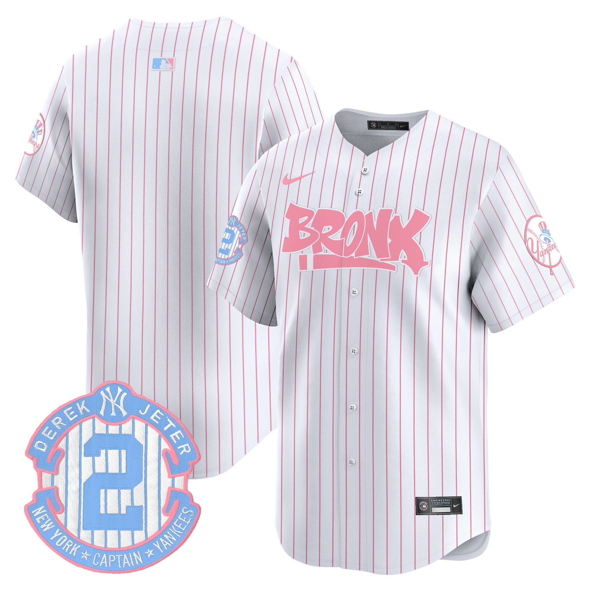 Unisex The Bronx Graffiti Bubblegum Pink Vapor Premier Limited Jersey