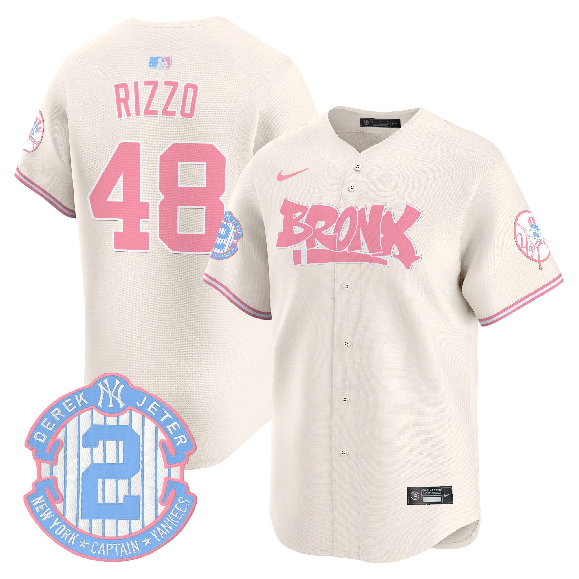 Unisex The Bronx Graffiti Bubblegum Pink Vapor Premier Limited Jersey