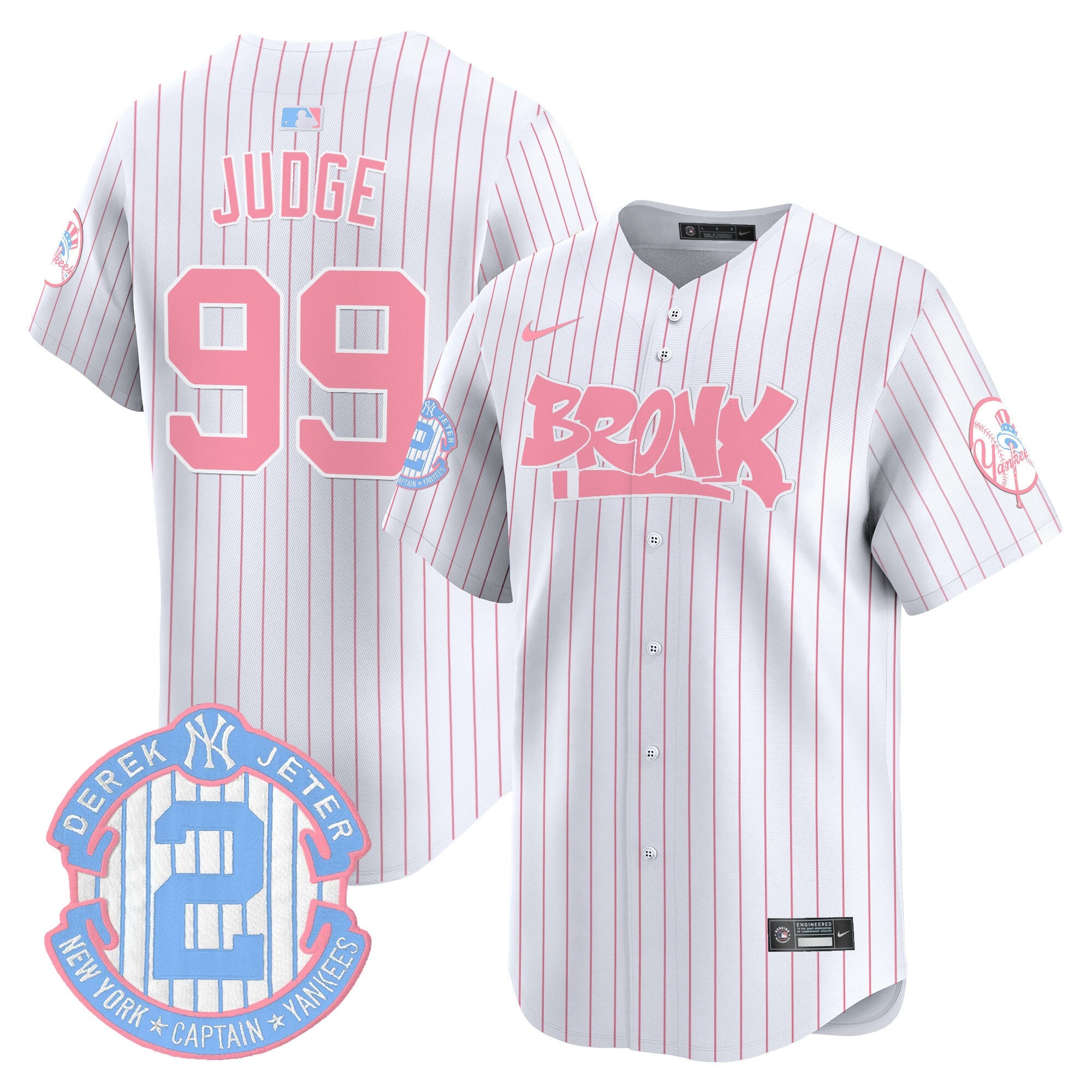 Unisex The Bronx Graffiti Bubblegum Pink Vapor Premier Limited Jersey