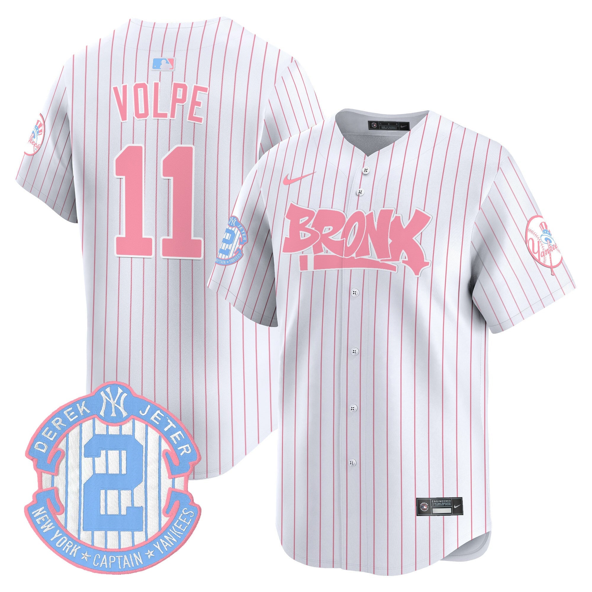 Unisex The Bronx Graffiti Bubblegum Pink Vapor Premier Limited Jersey