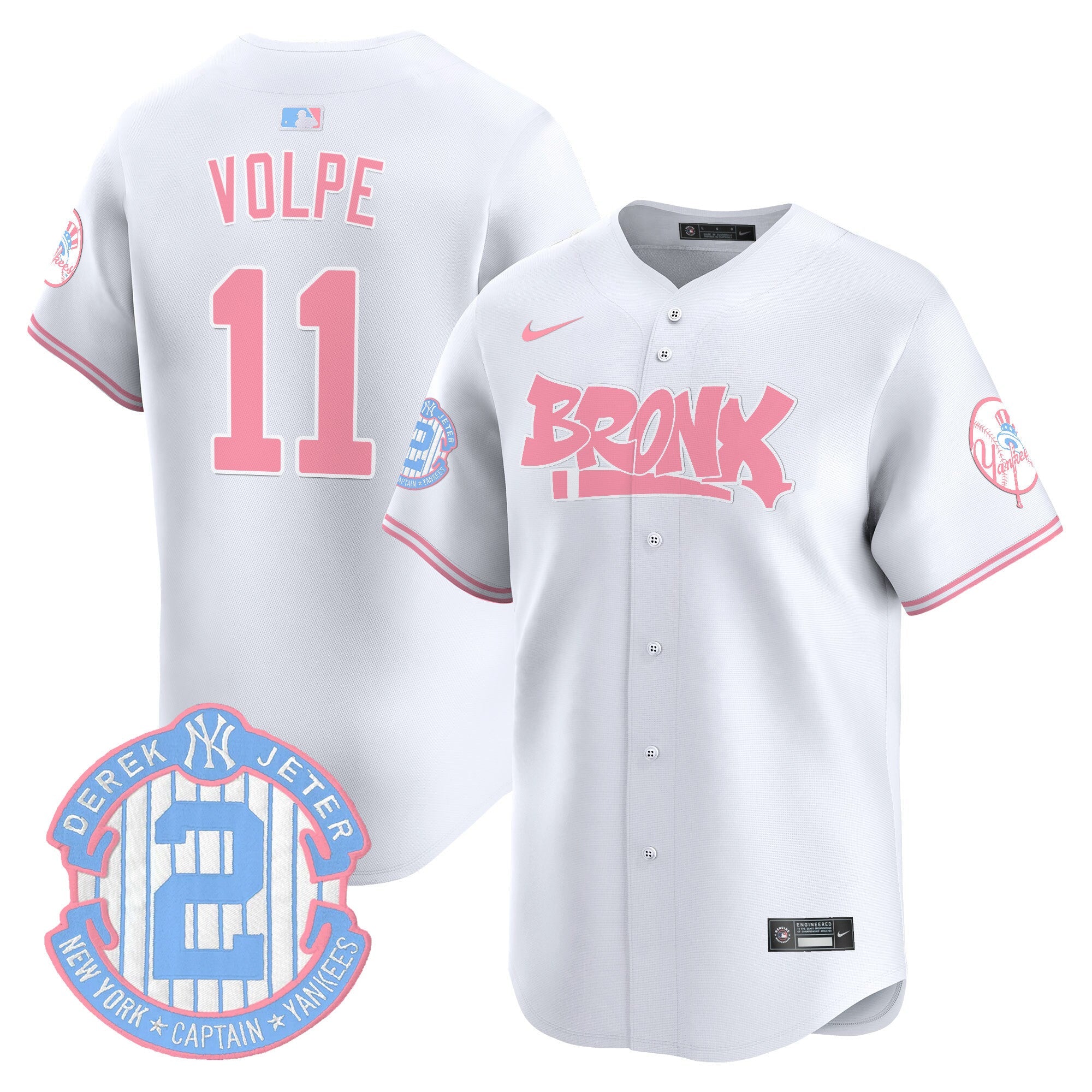 Unisex The Bronx Graffiti Bubblegum Pink Vapor Premier Limited Jersey