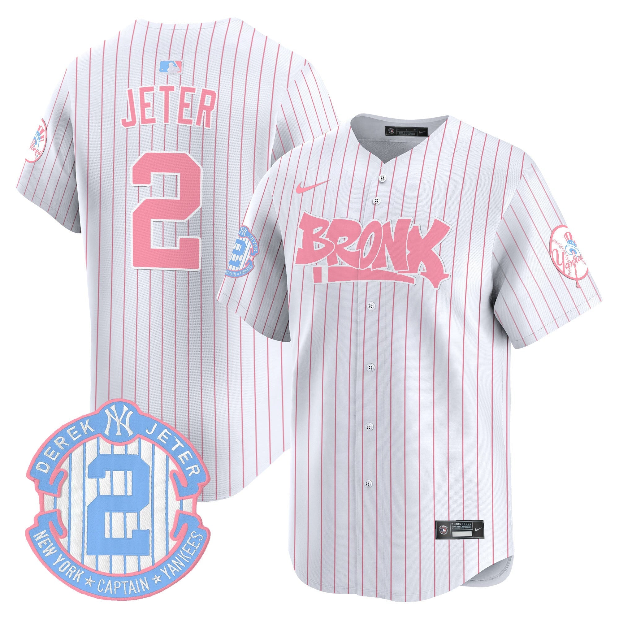 Unisex The Bronx Graffiti Bubblegum Pink Vapor Premier Limited Jersey