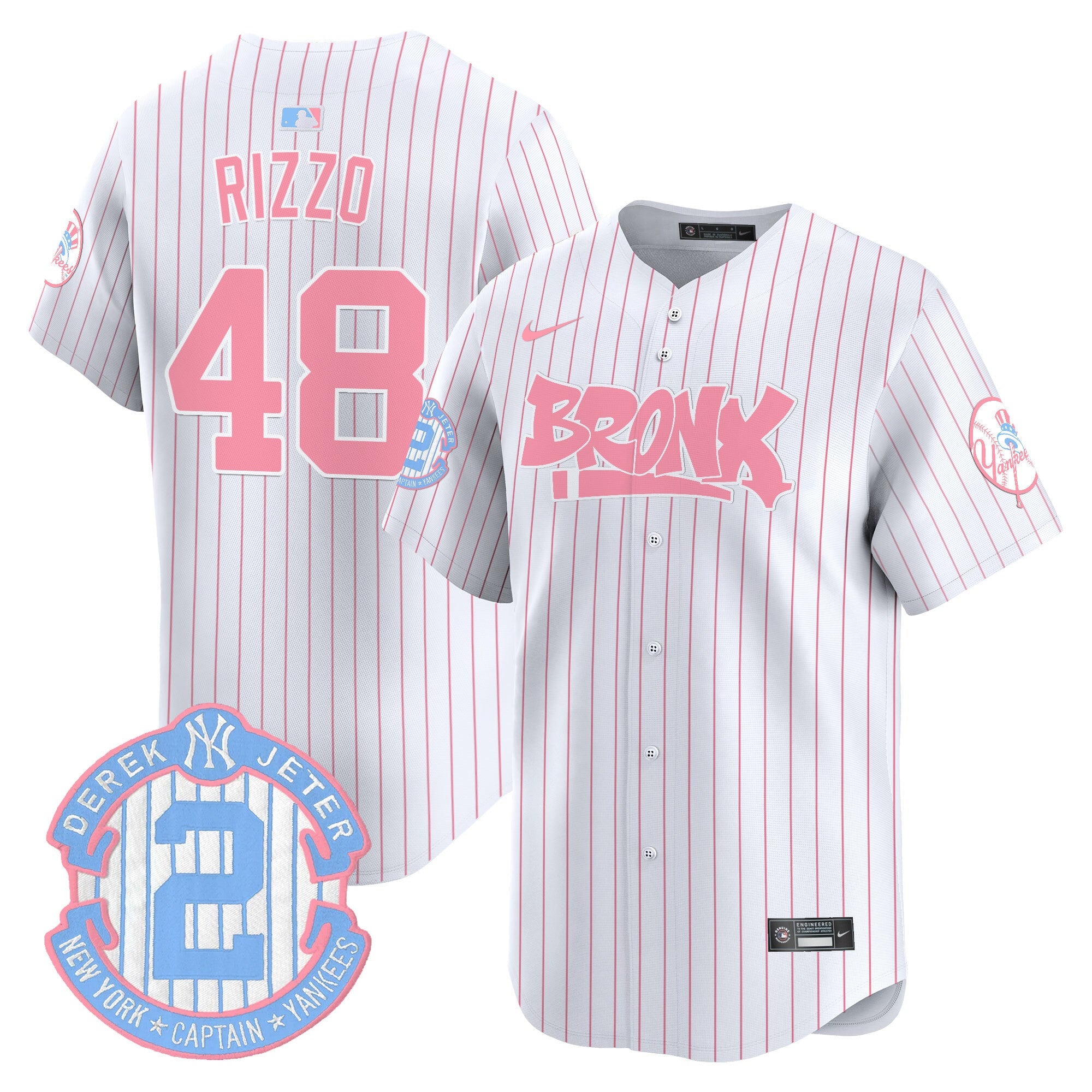 Unisex The Bronx Graffiti Bubblegum Pink Vapor Premier Limited Jersey