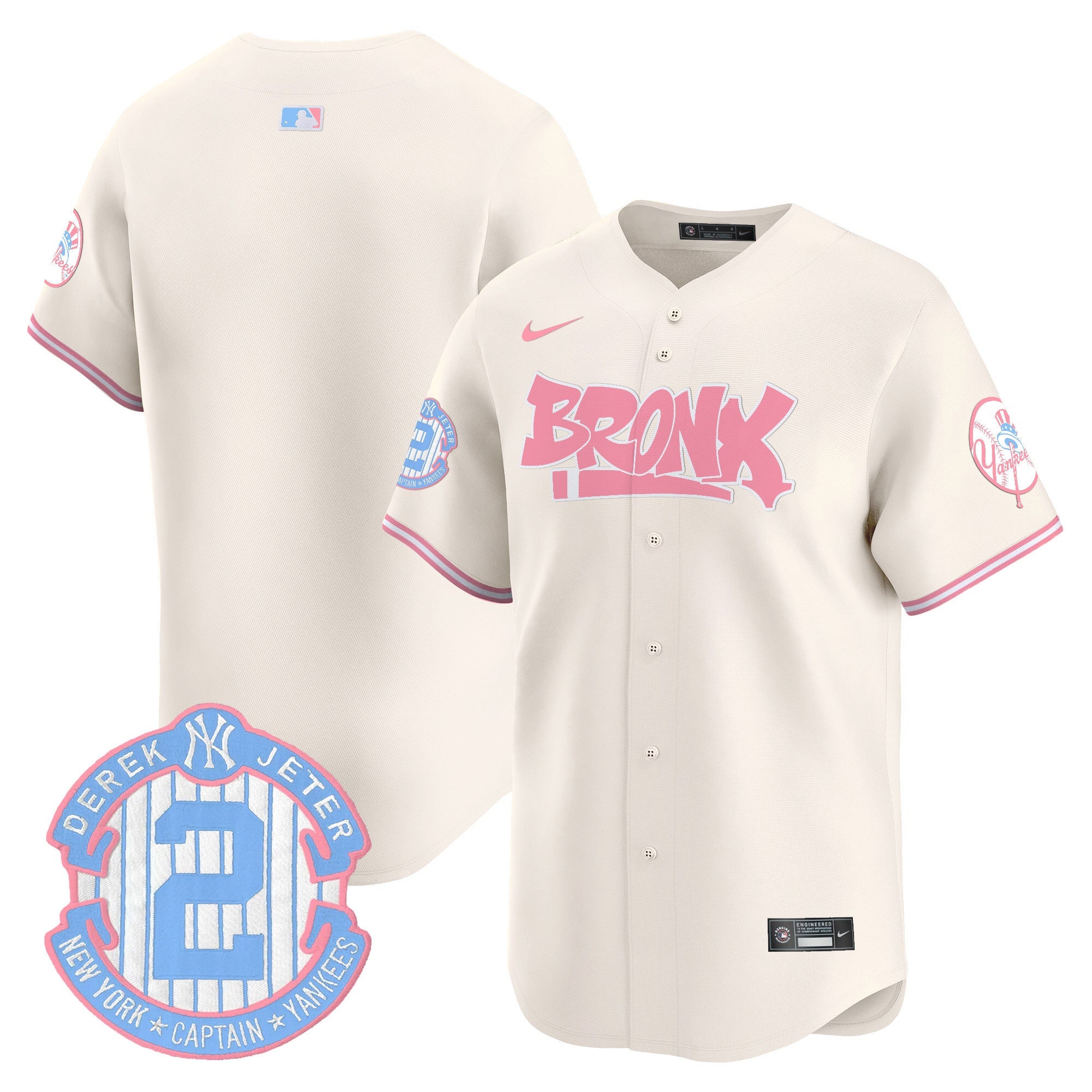 Unisex The Bronx Graffiti Bubblegum Pink Vapor Premier Limited Jersey