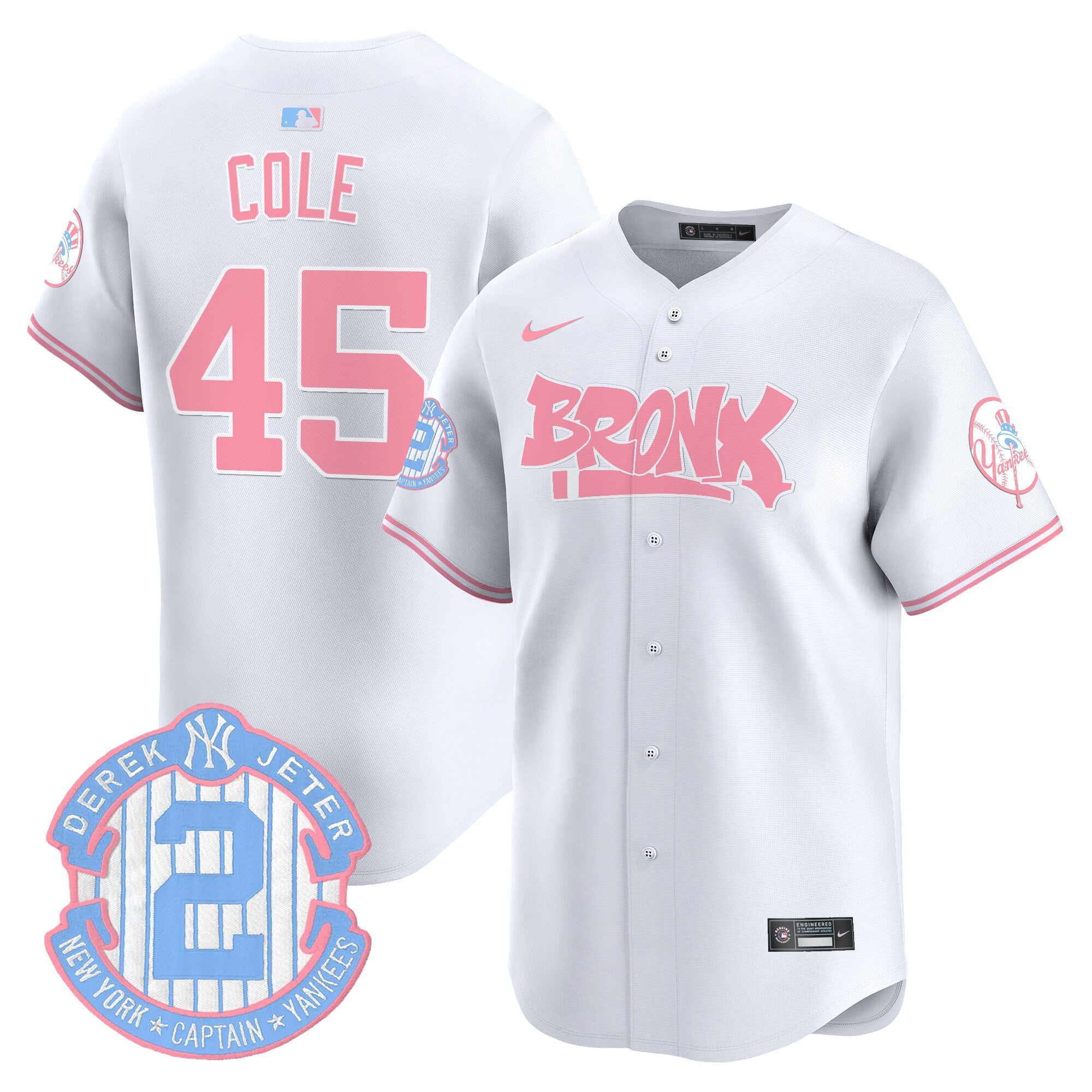 Unisex The Bronx Graffiti Bubblegum Pink Vapor Premier Limited Jersey