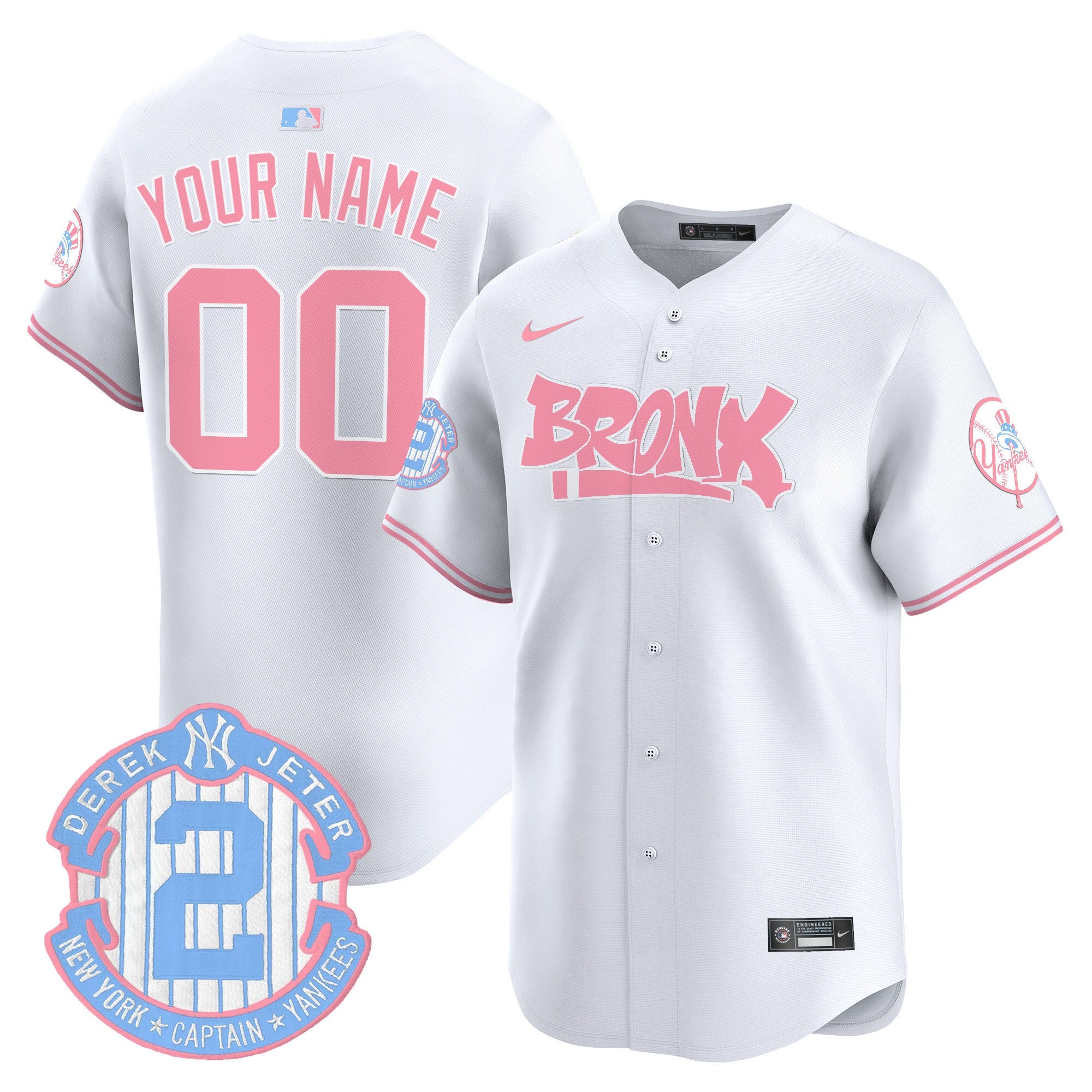 The Bronx Graffiti Bubblegum Pink Vapor Premier Limited Custom Jersey