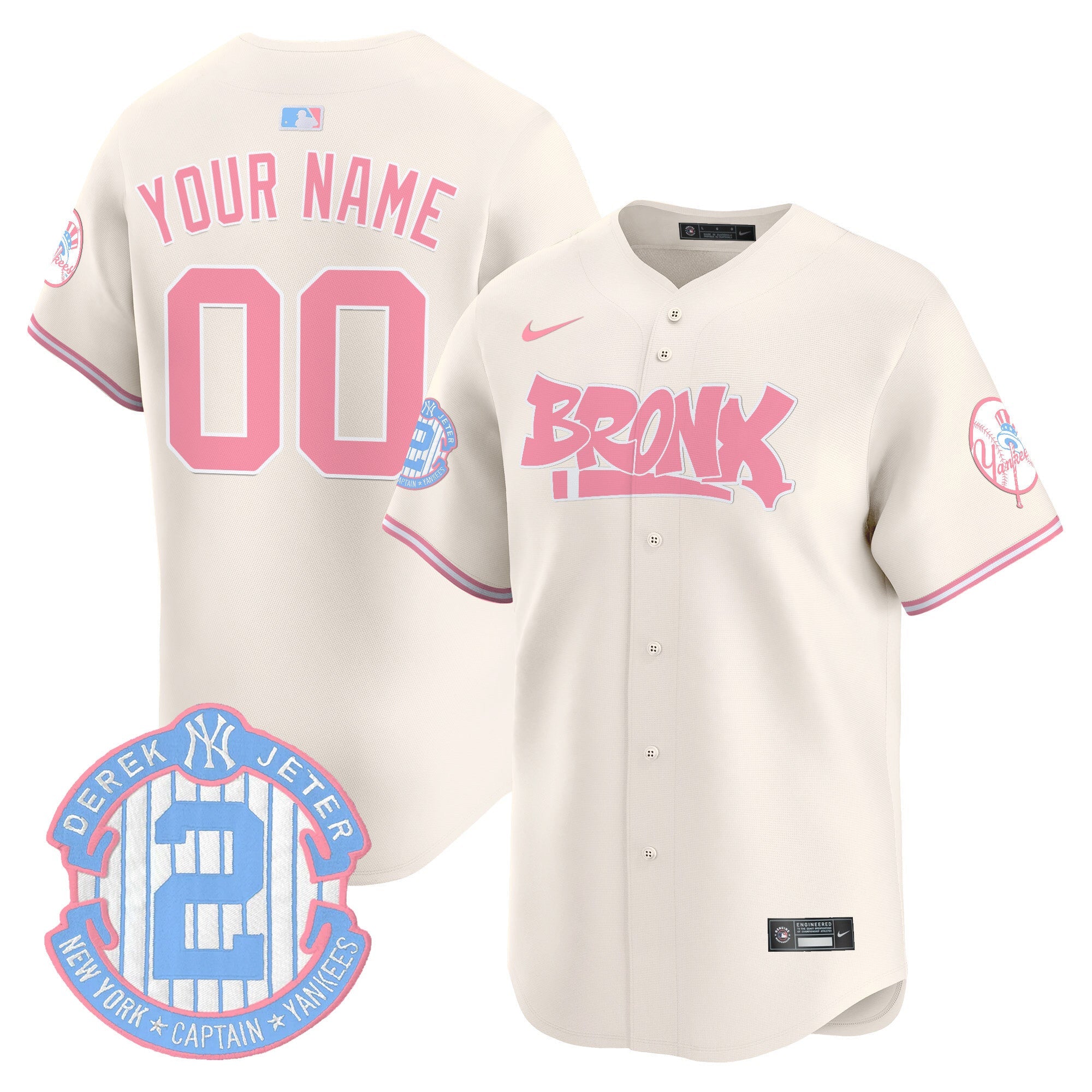The Bronx Graffiti Bubblegum Pink Vapor Premier Limited Custom Jersey