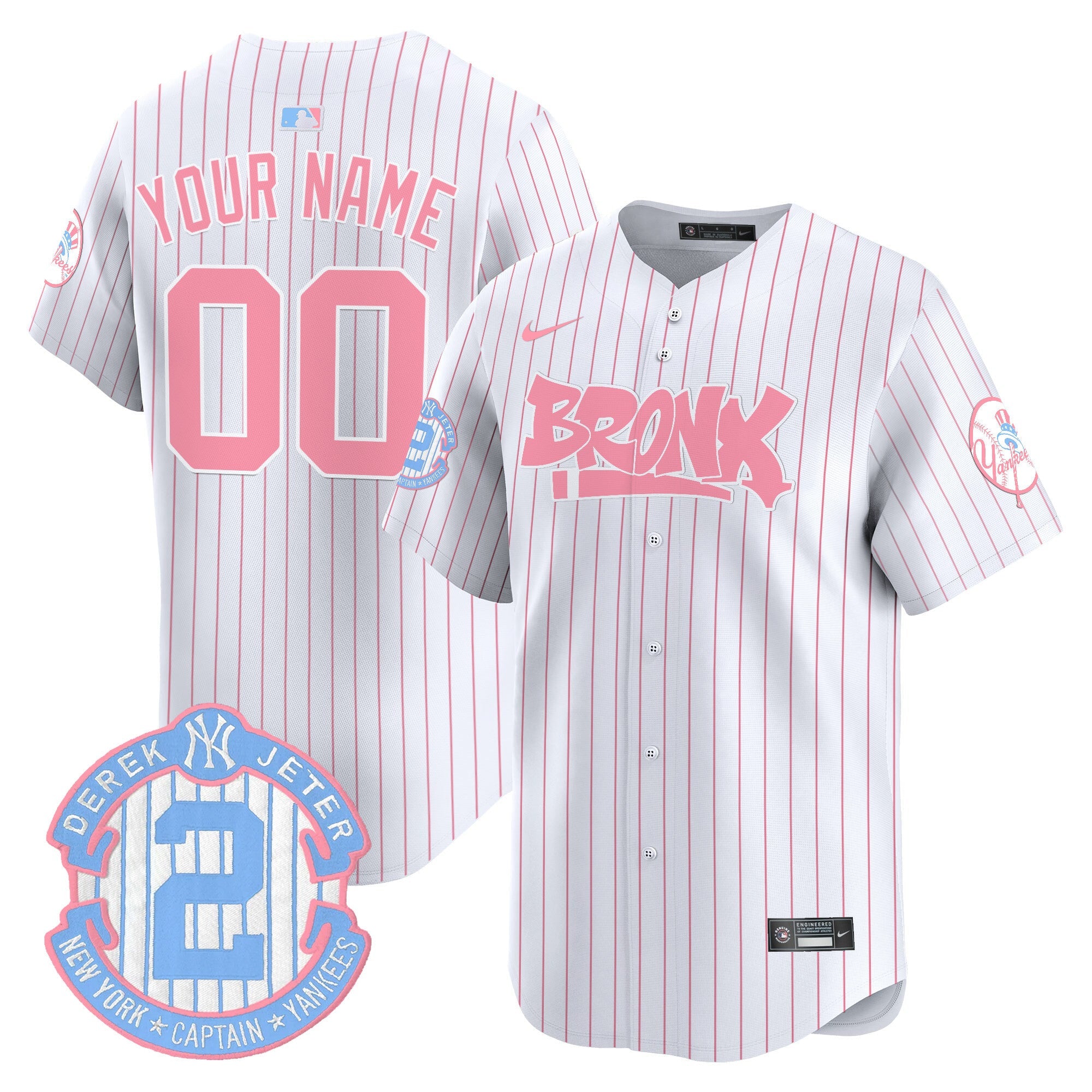 The Bronx Graffiti Bubblegum Pink Vapor Premier Limited Custom Jersey