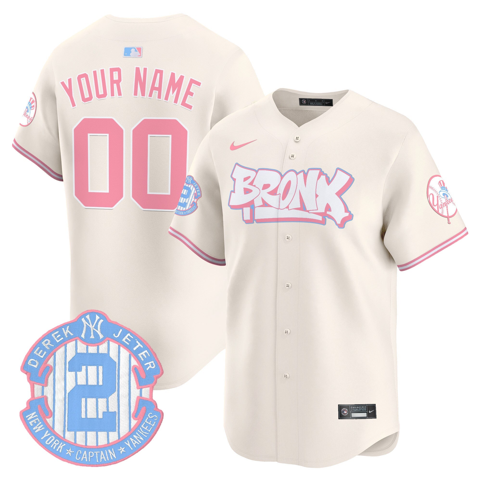 The Bronx Graffiti Bubblegum Pink Vapor Premier Limited Custom Jersey V2