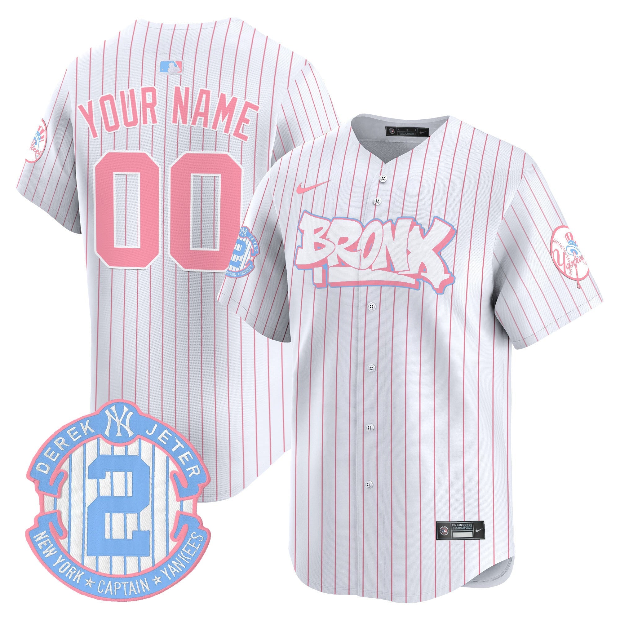 The Bronx Graffiti Bubblegum Pink Vapor Premier Limited Custom Jersey V2