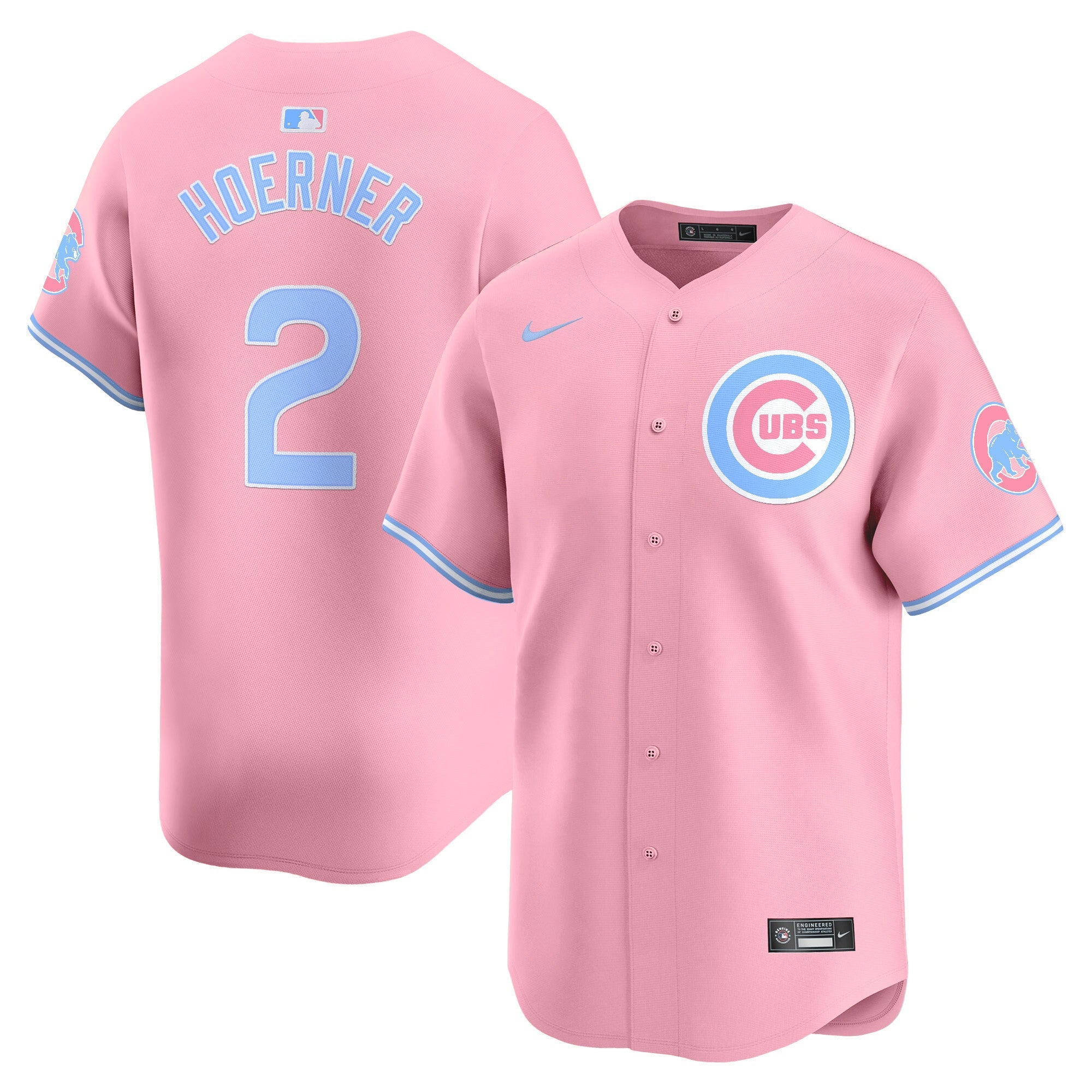 Unisex Chicago Bubblegum Pink Vapor Premier Limited Jersey