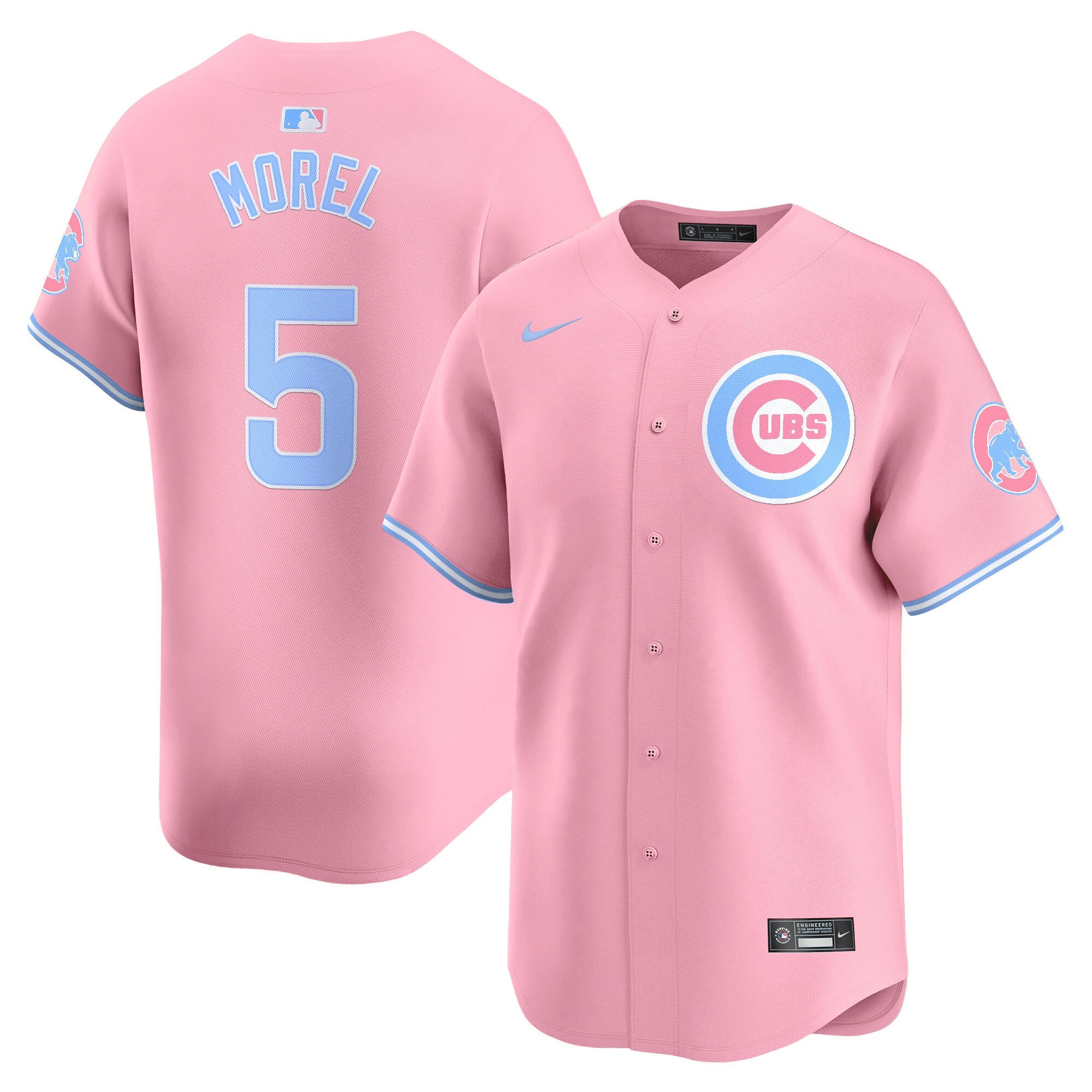 Unisex Chicago Bubblegum Pink Vapor Premier Limited Jersey
