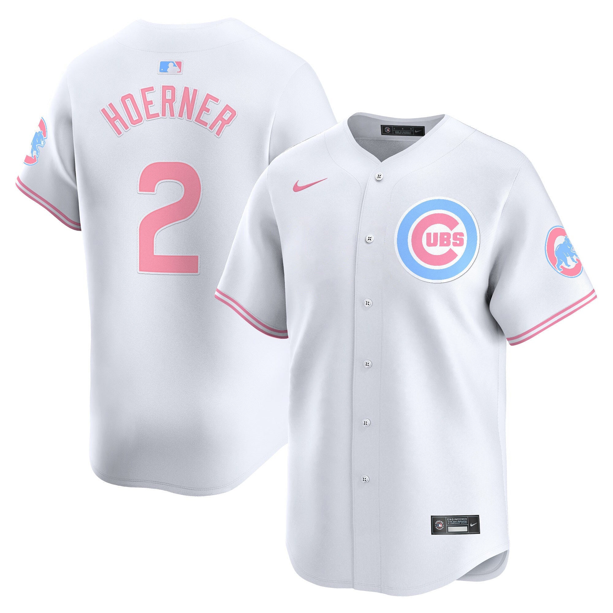 Unisex Chicago Bubblegum Pink Vapor Premier Limited Jersey
