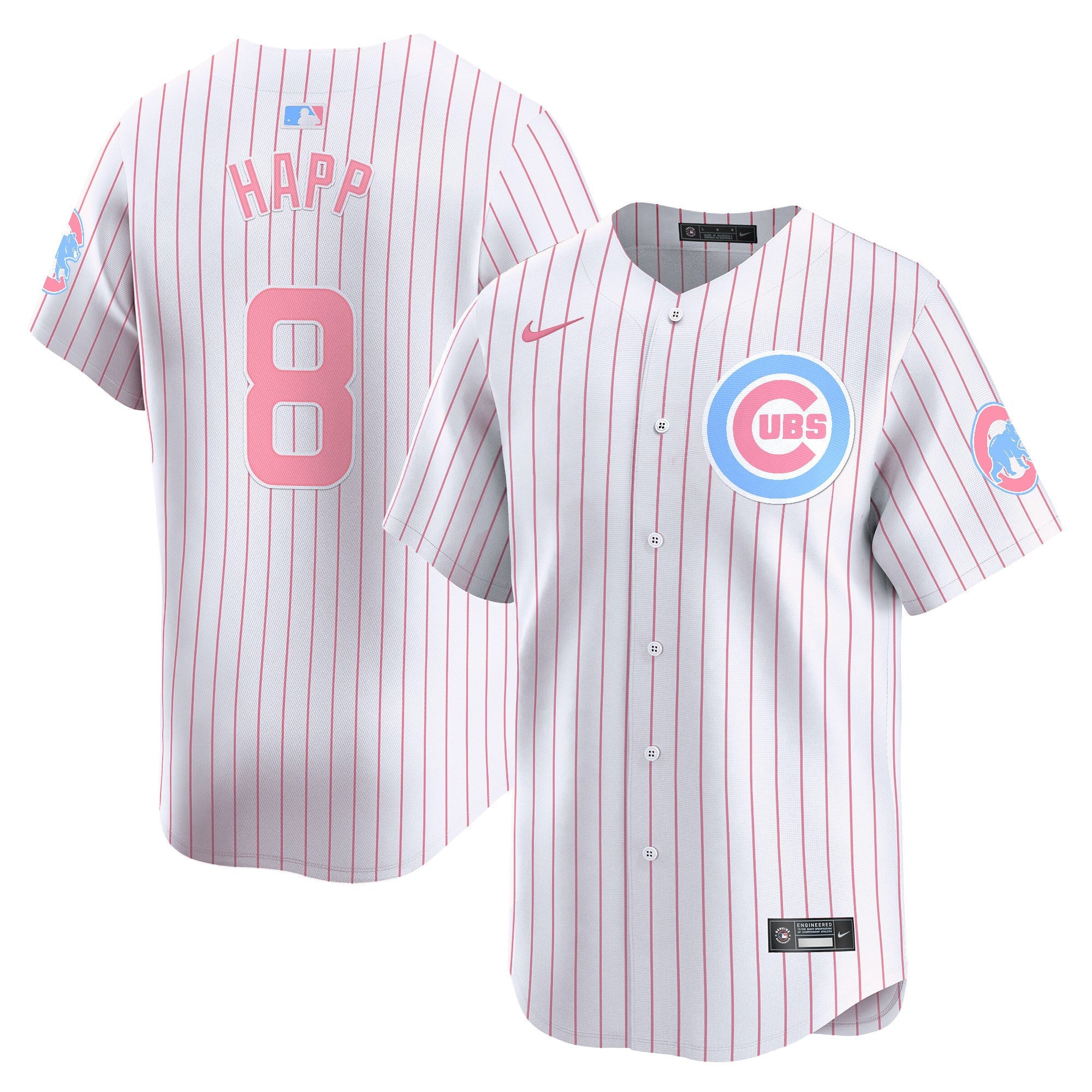 Unisex Chicago Bubblegum Pink Vapor Premier Limited Jersey