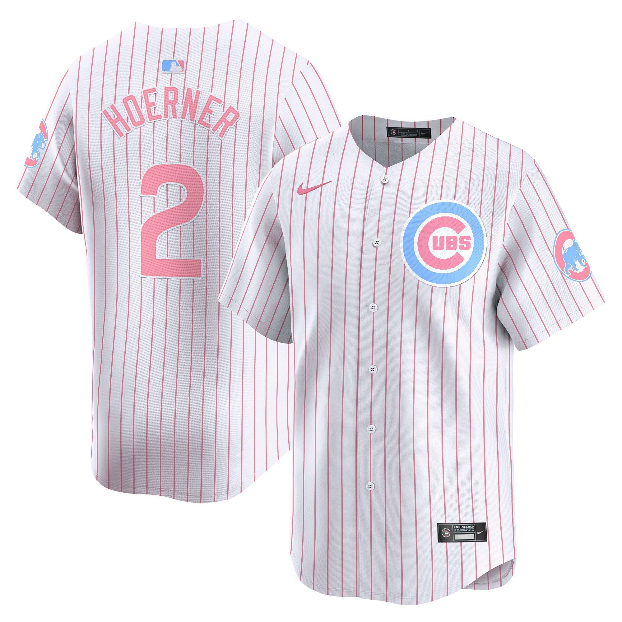 Unisex Chicago Bubblegum Pink Vapor Premier Limited Jersey